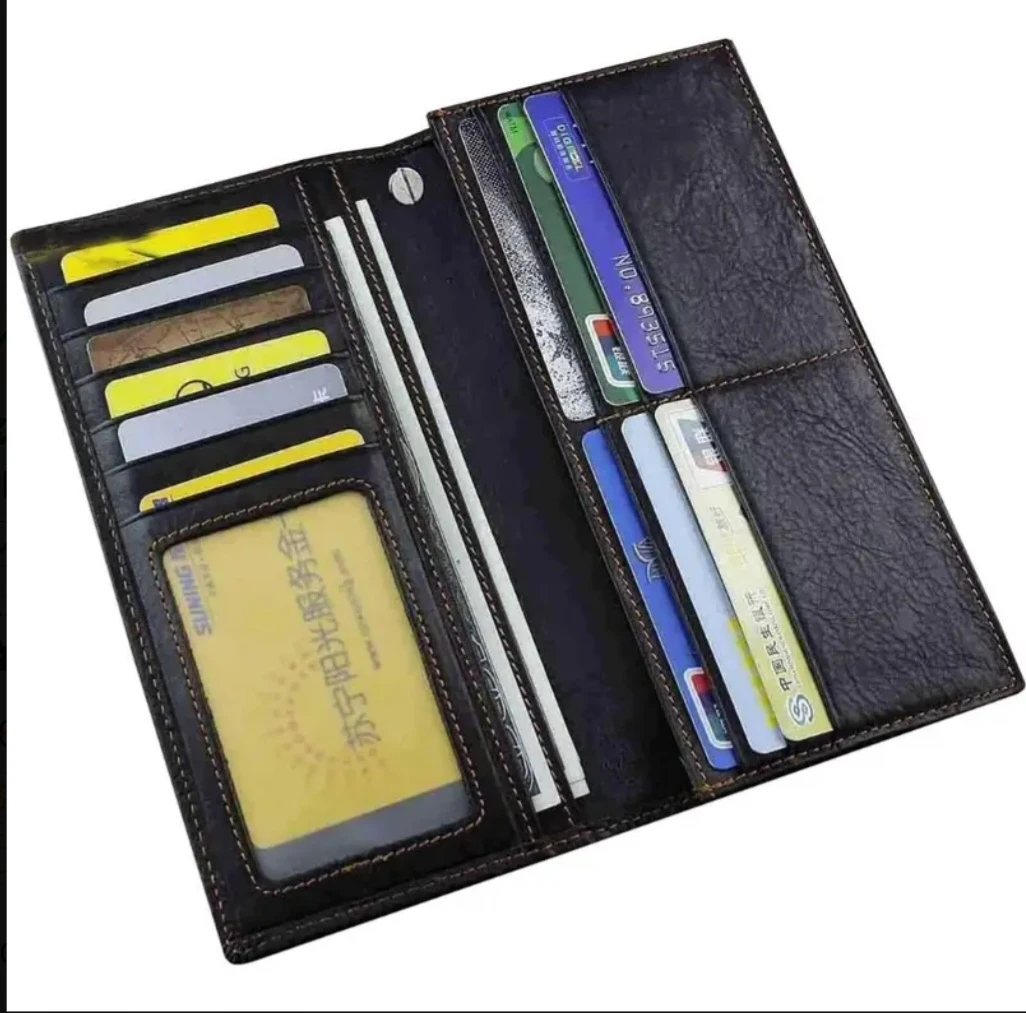 Men's Leather Wallet with 🌟 Concho Buckle &  Biker's Chain. - photo 5