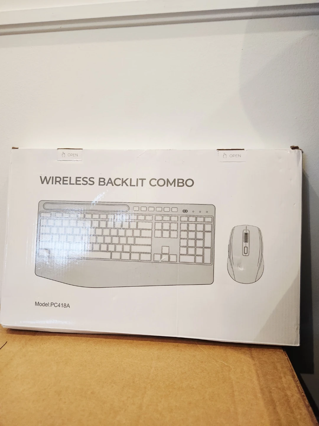 New KL1 Backlit Wireless Keyboard and Mouse Combo - photo 2