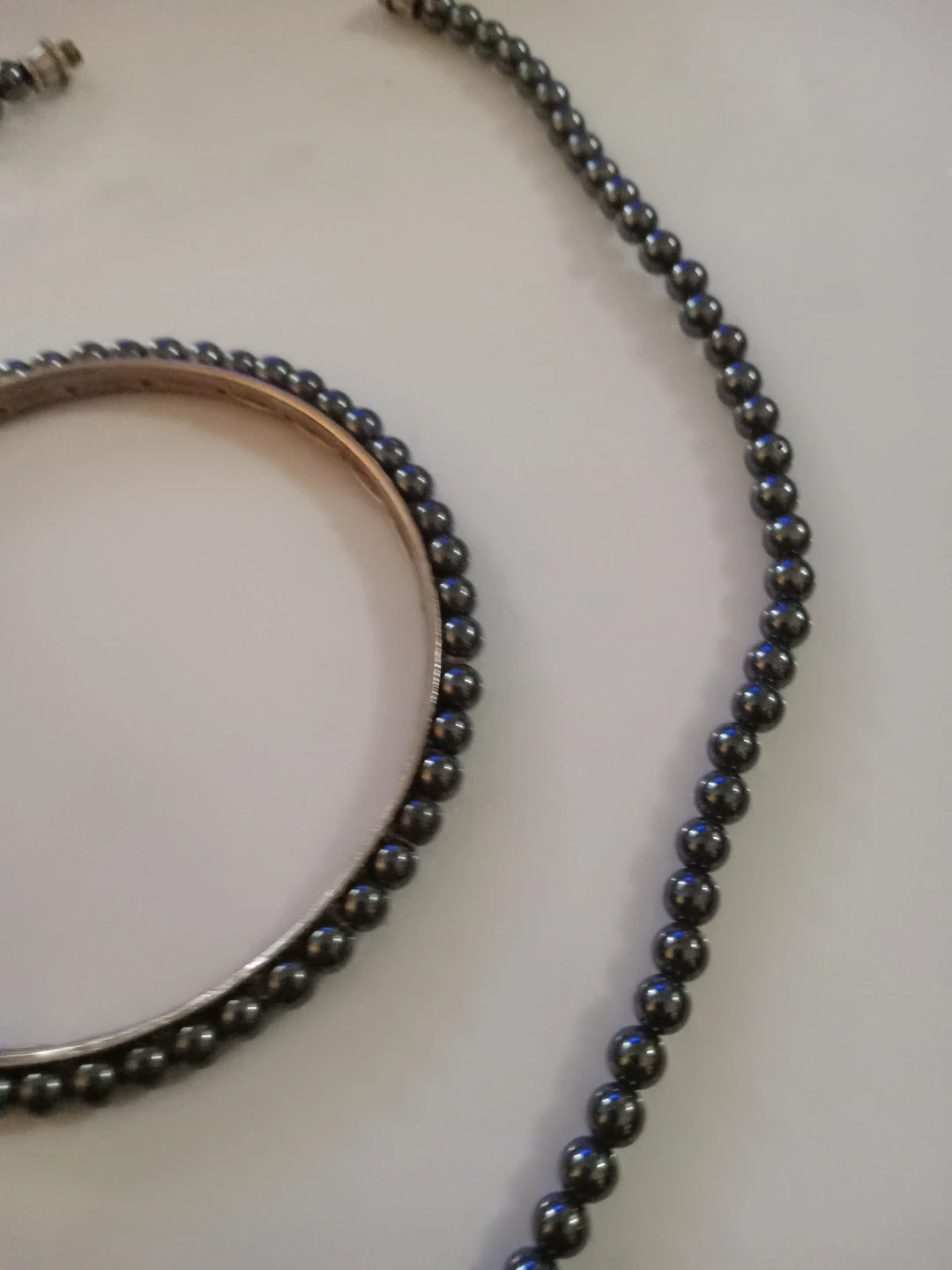Hematite Necklace & Bangle Set - photo 2