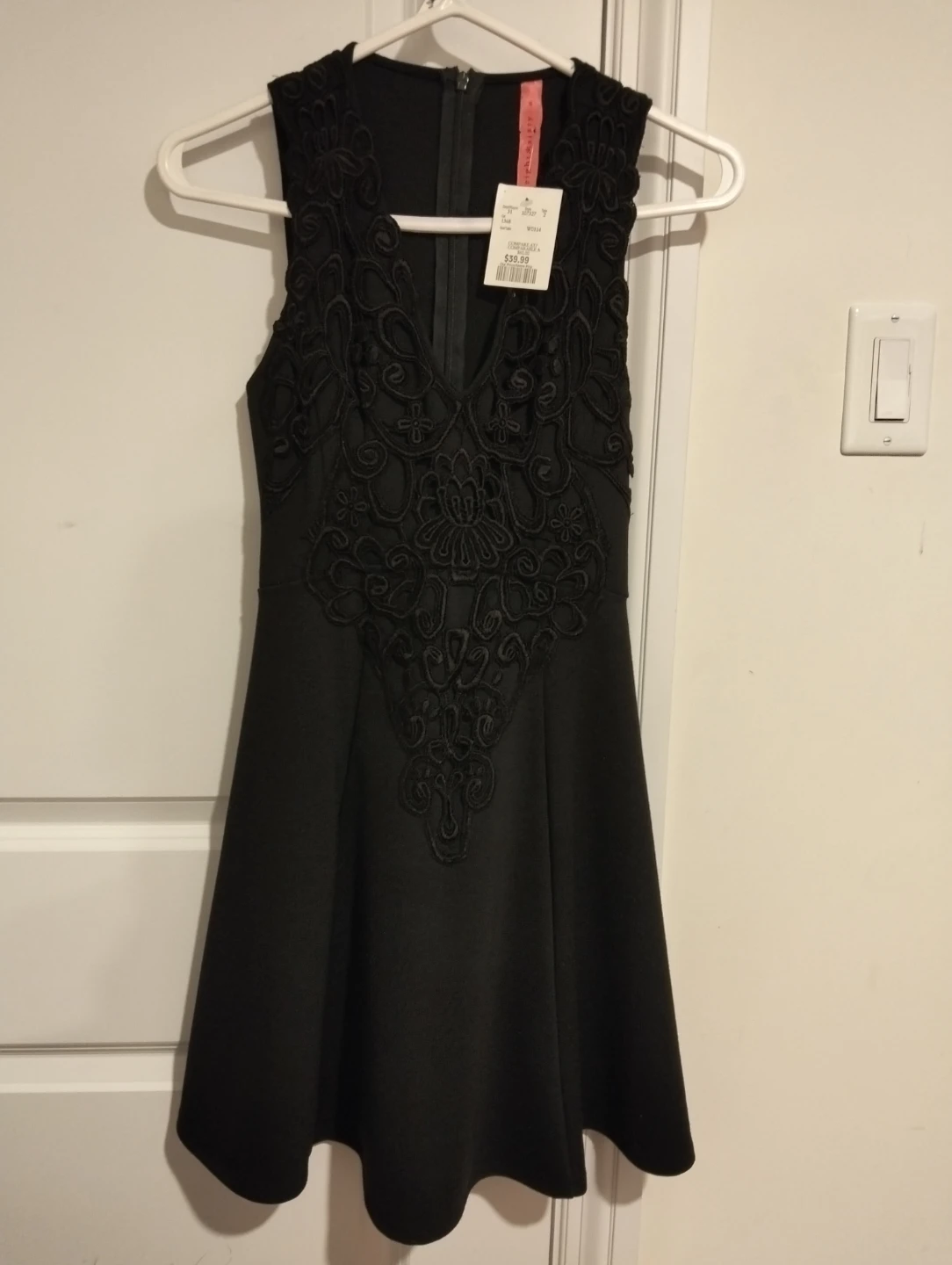 Eight & Sixty Black Lace Trimmed Dress - photo 2