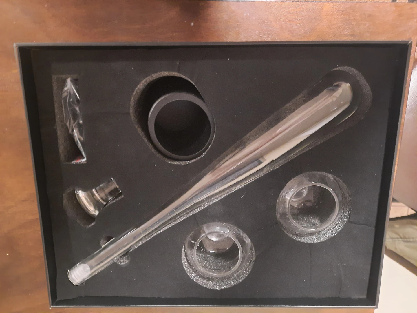 Baseball Bat Whiskey Decanter Set - photo 2
