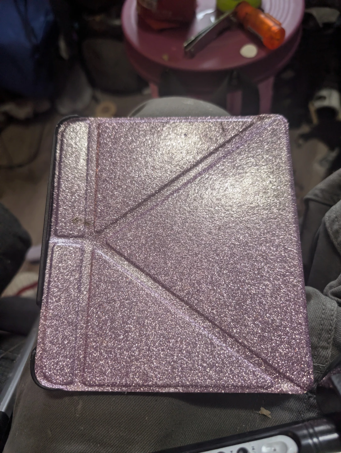 Kawest Flip Case for kindle reader 3/4 - Purple Glitter - photo 3