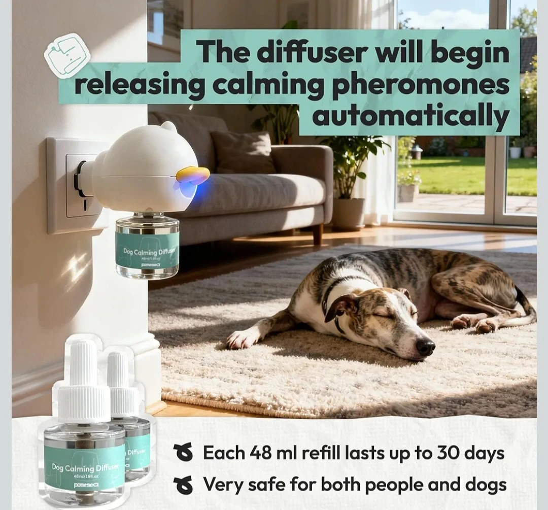 Brand: POMESEA Dog Pheromone Calming Diffuser 3 in 1 Kit - photo 4