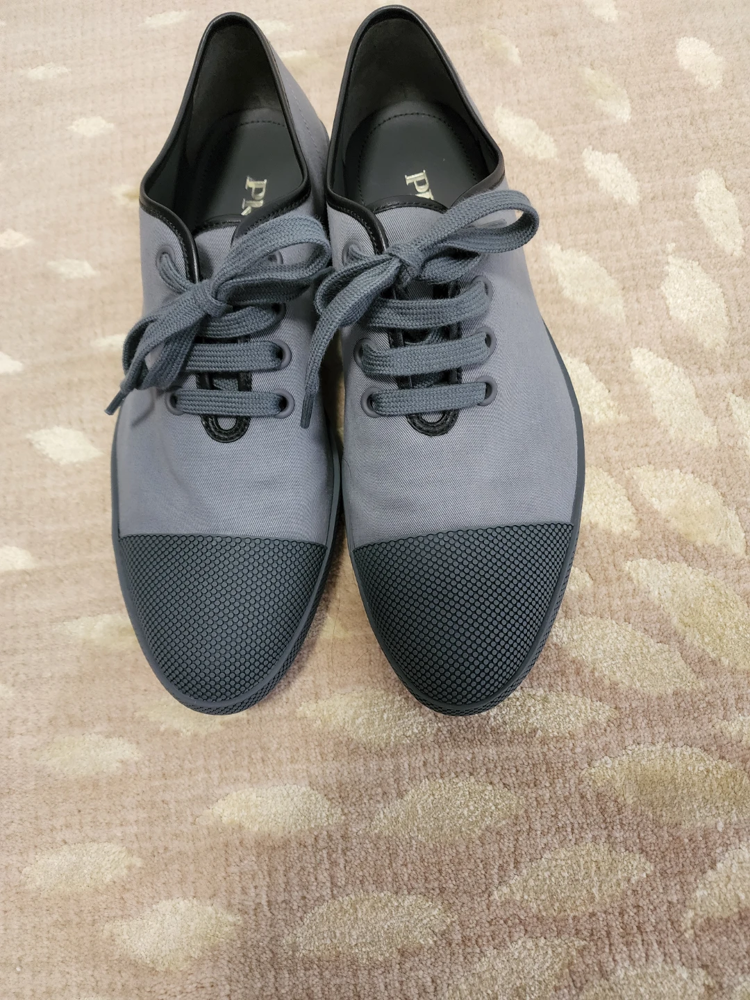 Prada Grey Lace-Up Shoes - photo 3