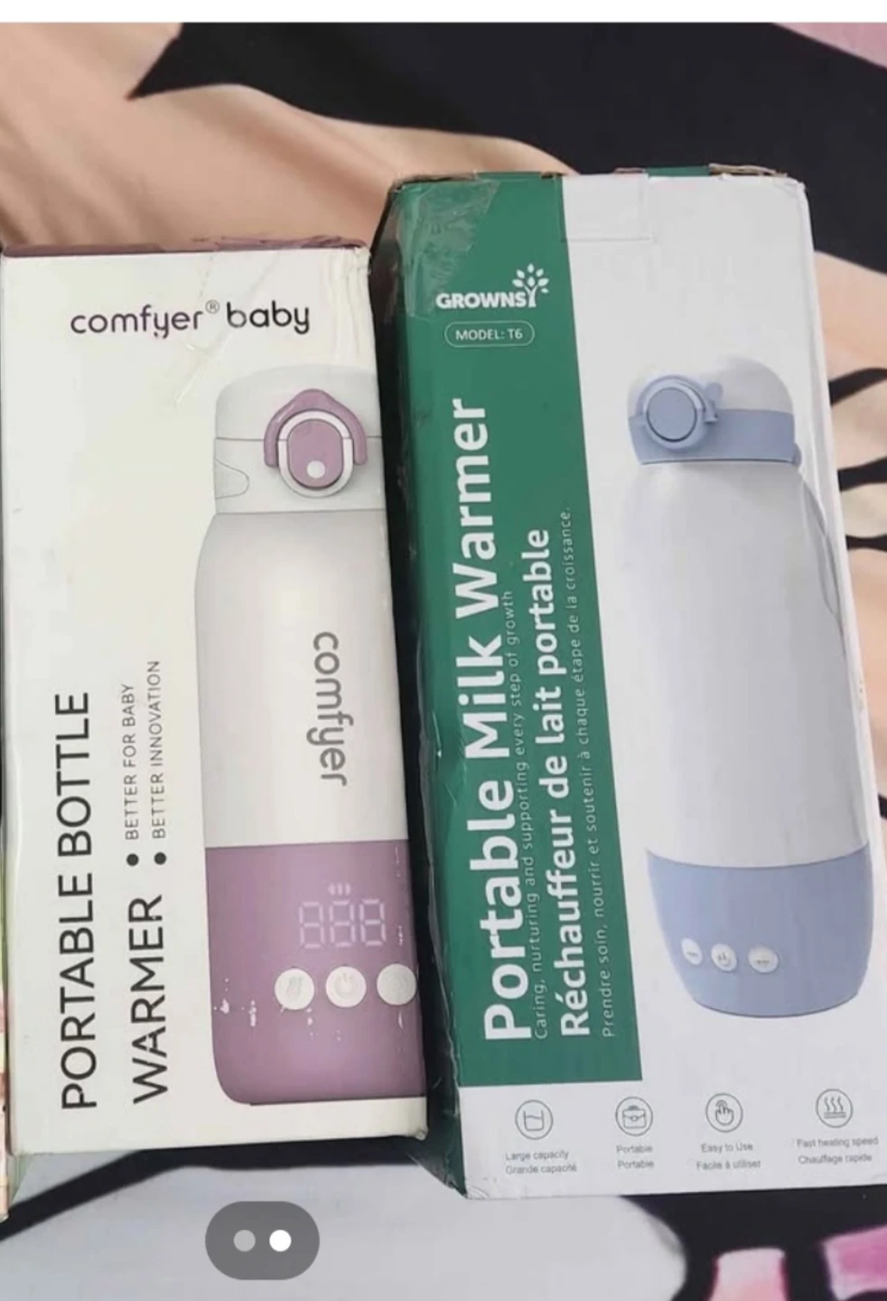 Comfyer Baby Portable Milk Warmer Bottle