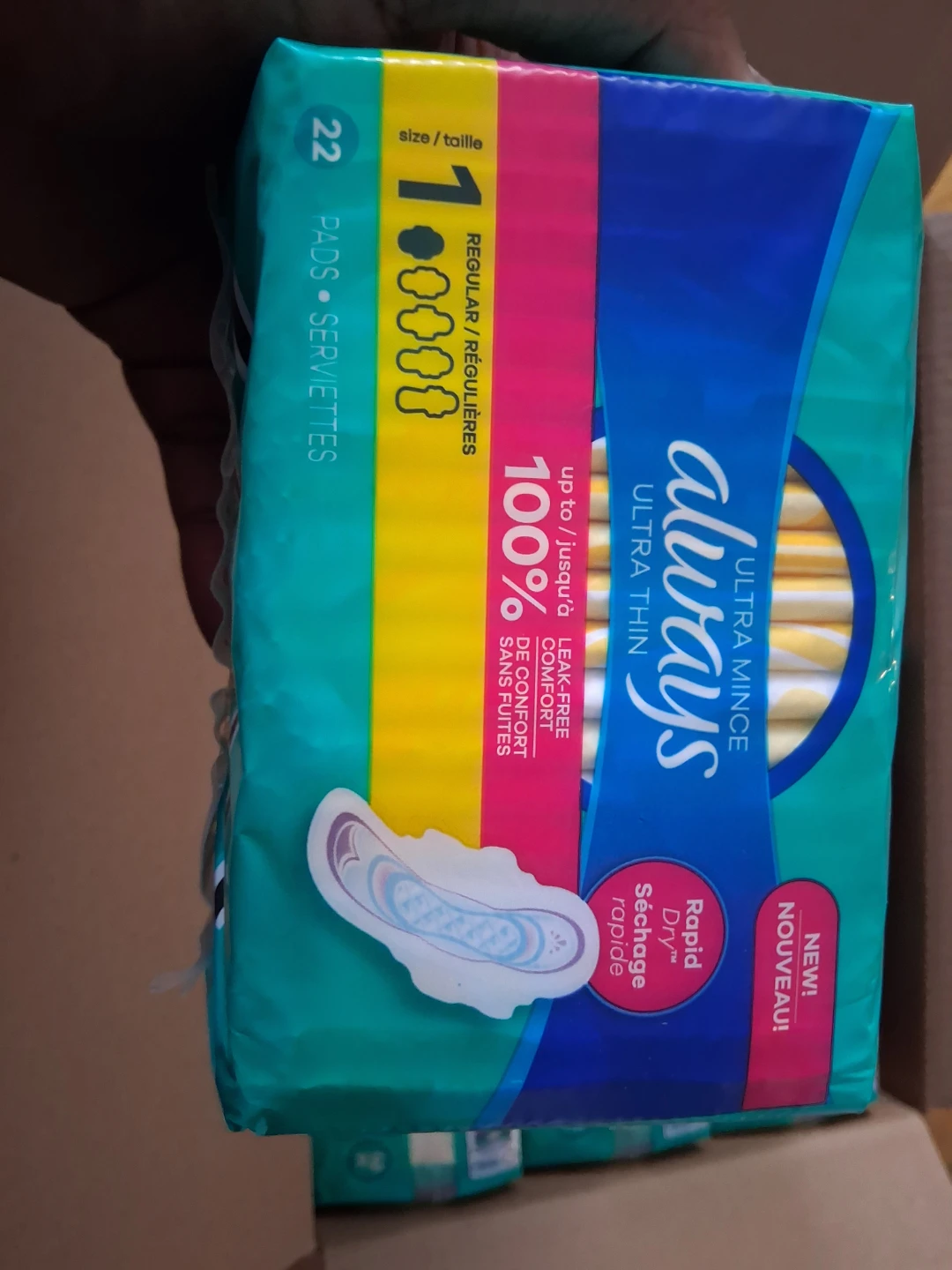 Always Ultra Thin Pads Size 1 - 22 Count