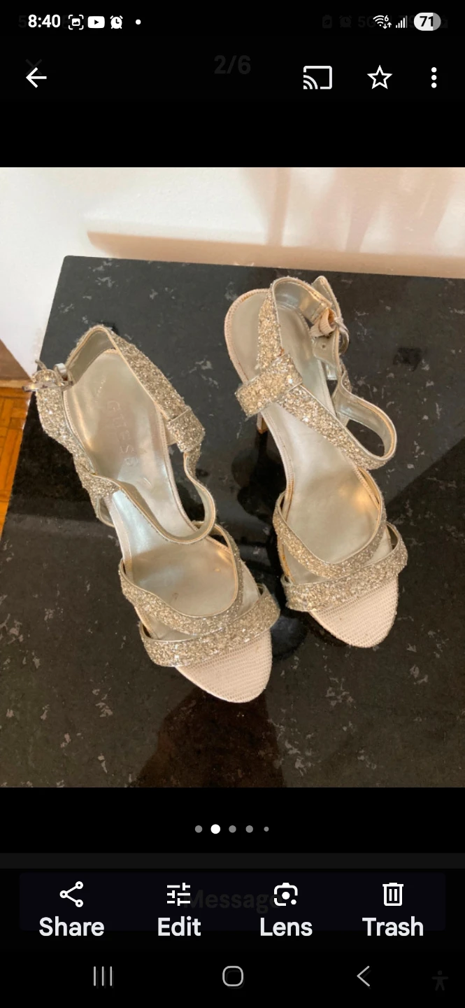 Guess Glitter Platform Heels - photo 2