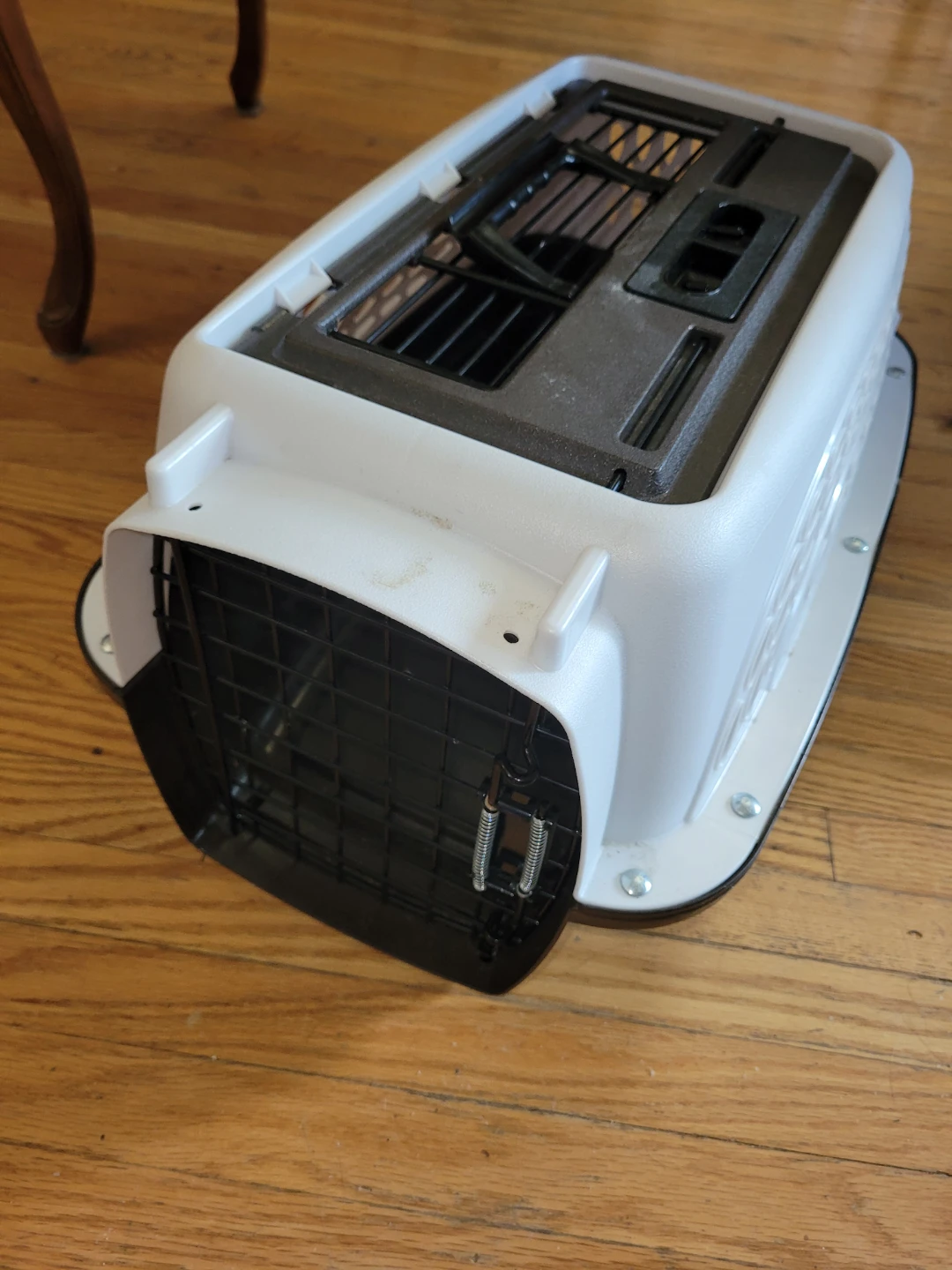 Pet Carrier Kennel - Black & White - photo 2