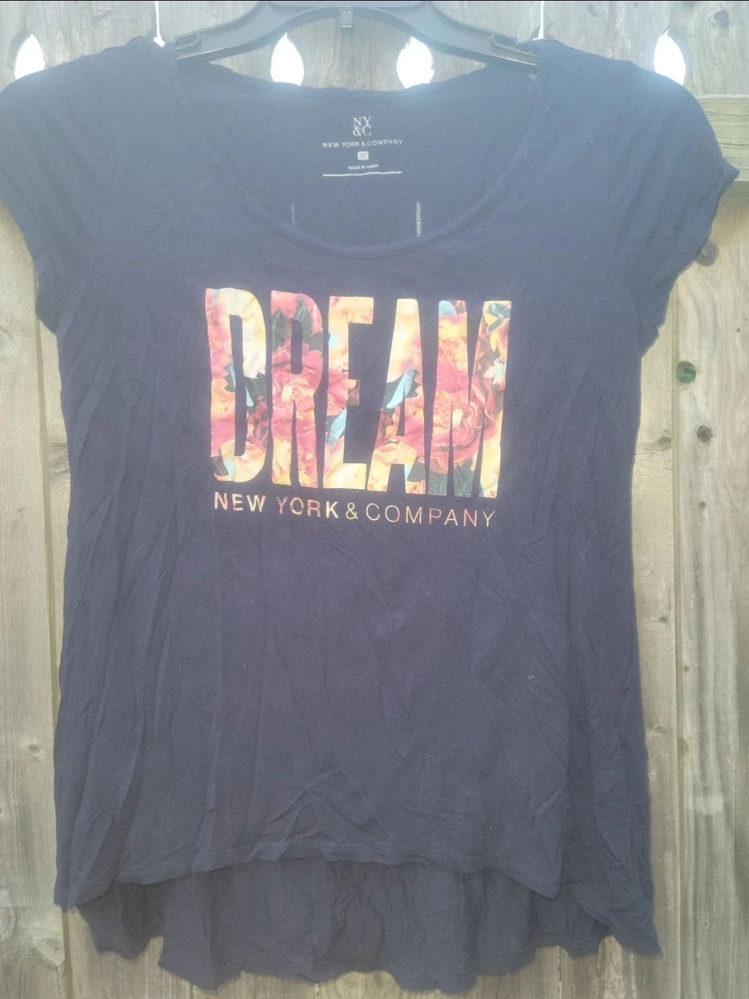 NY & Company "Dream" T-Shirt - Size M