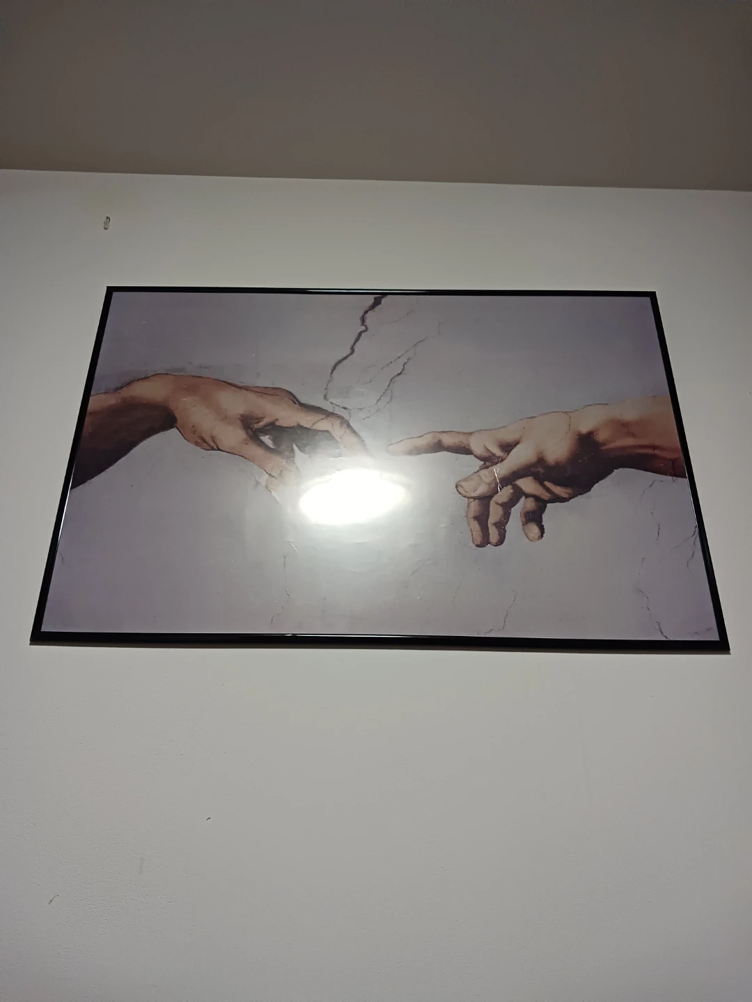 Framed Creation of Hands Wall Art – Modern Classic Decor Piece - photo 5