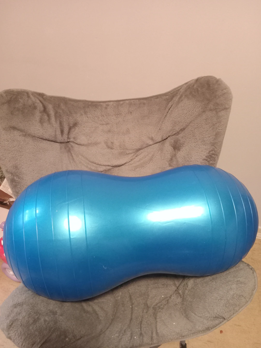 Blue Peanut Exercise Ball
