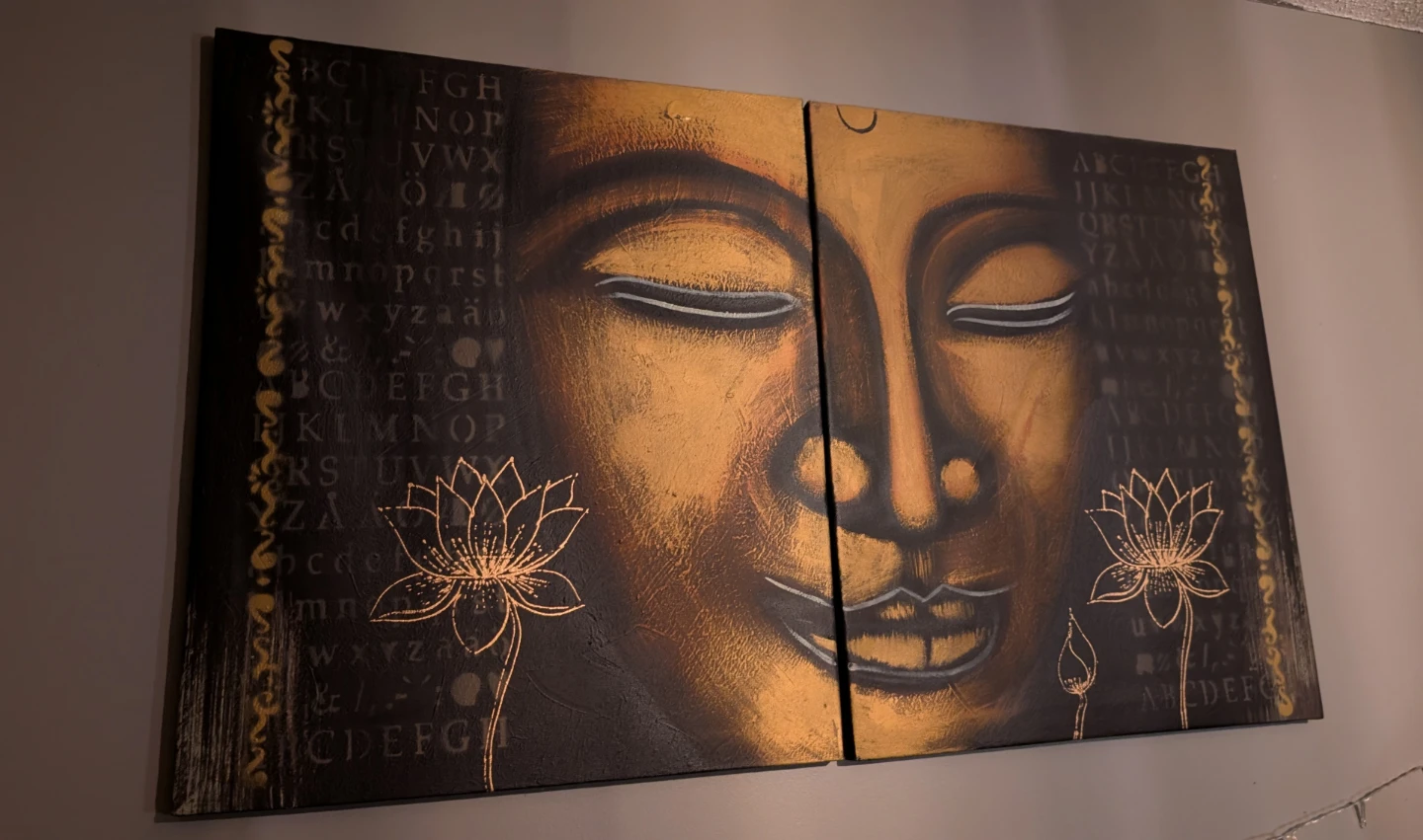 Buddha Canvas Art - 2 Panel Set - photo 2
