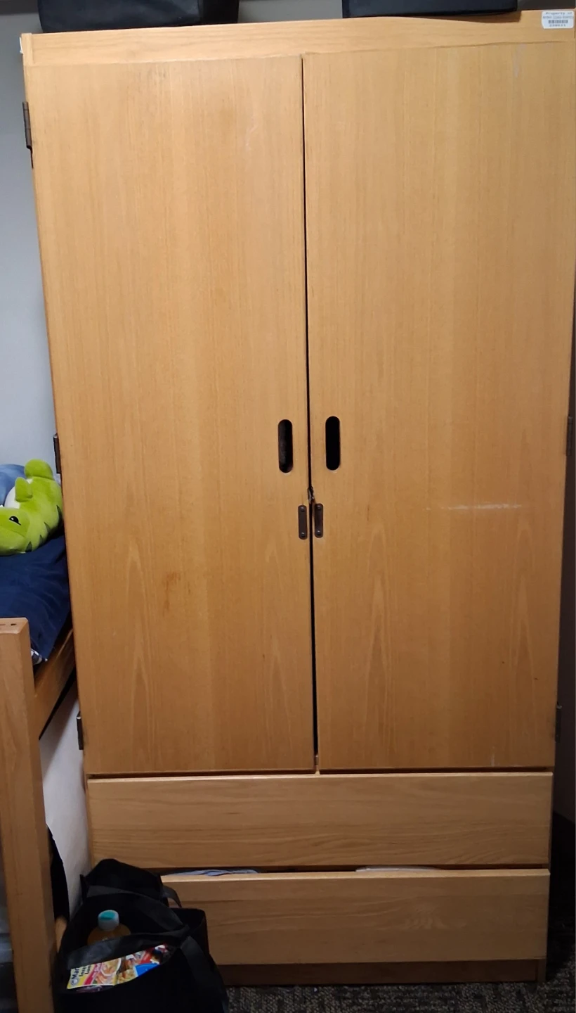Wooden Wardrobe Cabinet 🥕