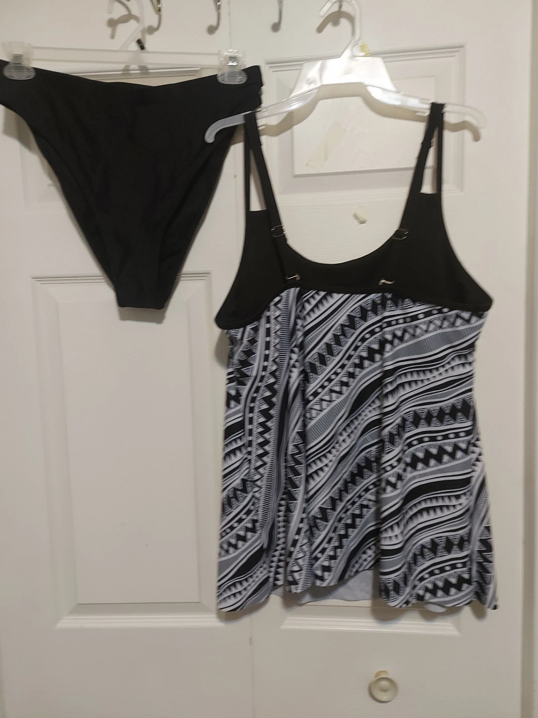 Swimsuit Set - Black & White Pattern - photo 2