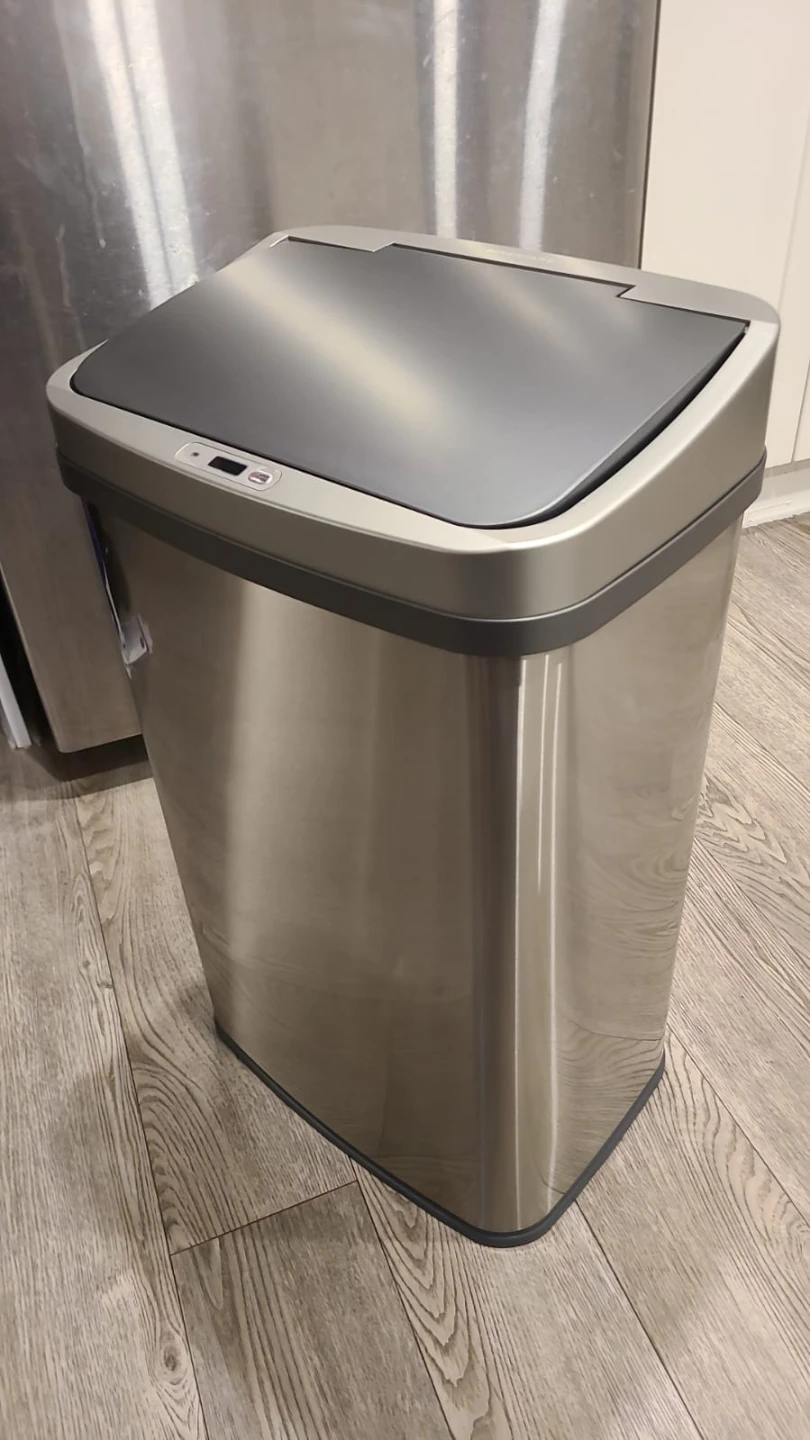 BRAND NEW - NINESTARS Automatic Touchless Trash Can - photo 3