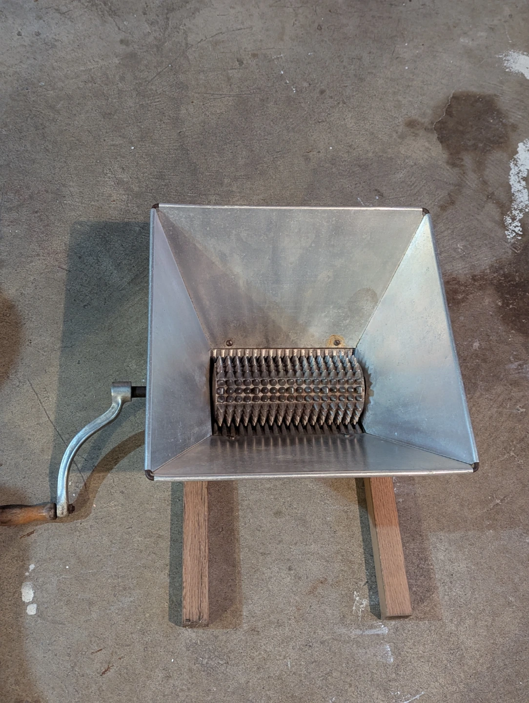 Vintage Metal Fruit Grinder/Press