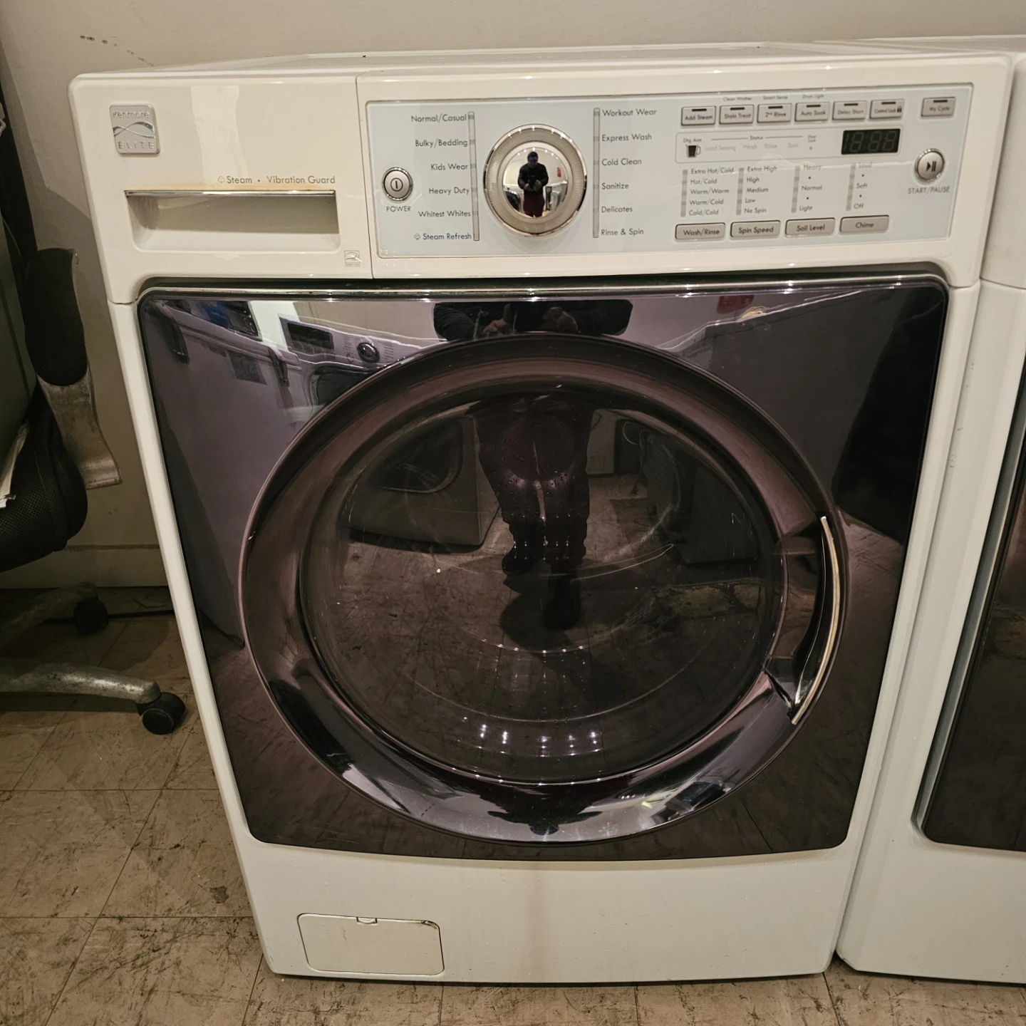 Kenmore Elite Front Load Steam Washer and dryer - photo 3