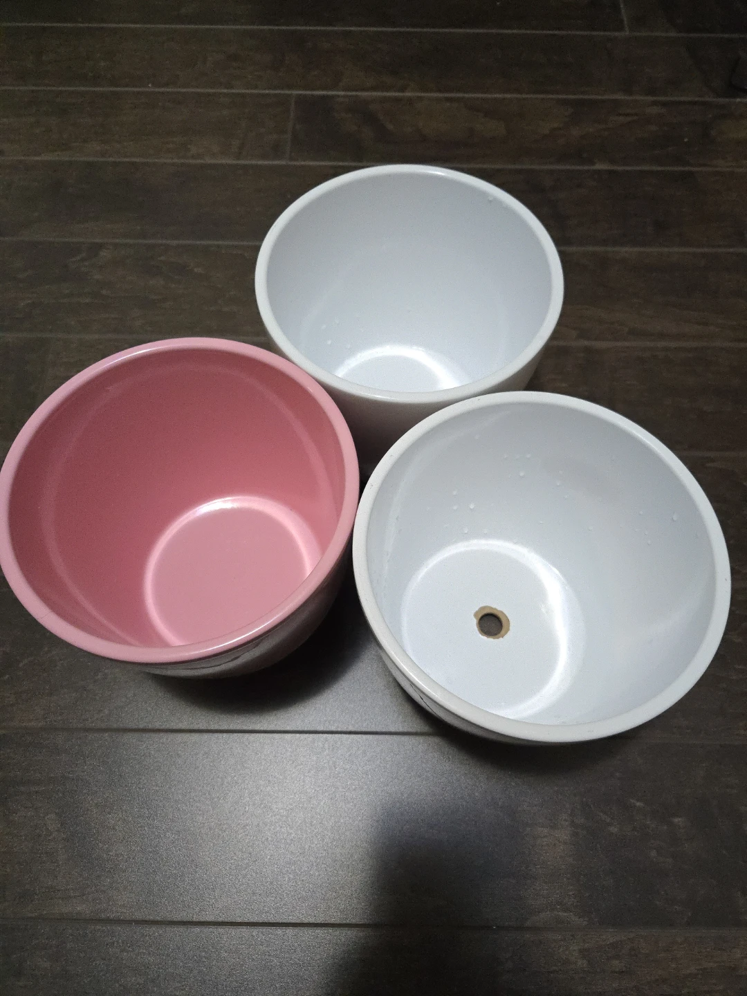 Three 6" Plant Pots