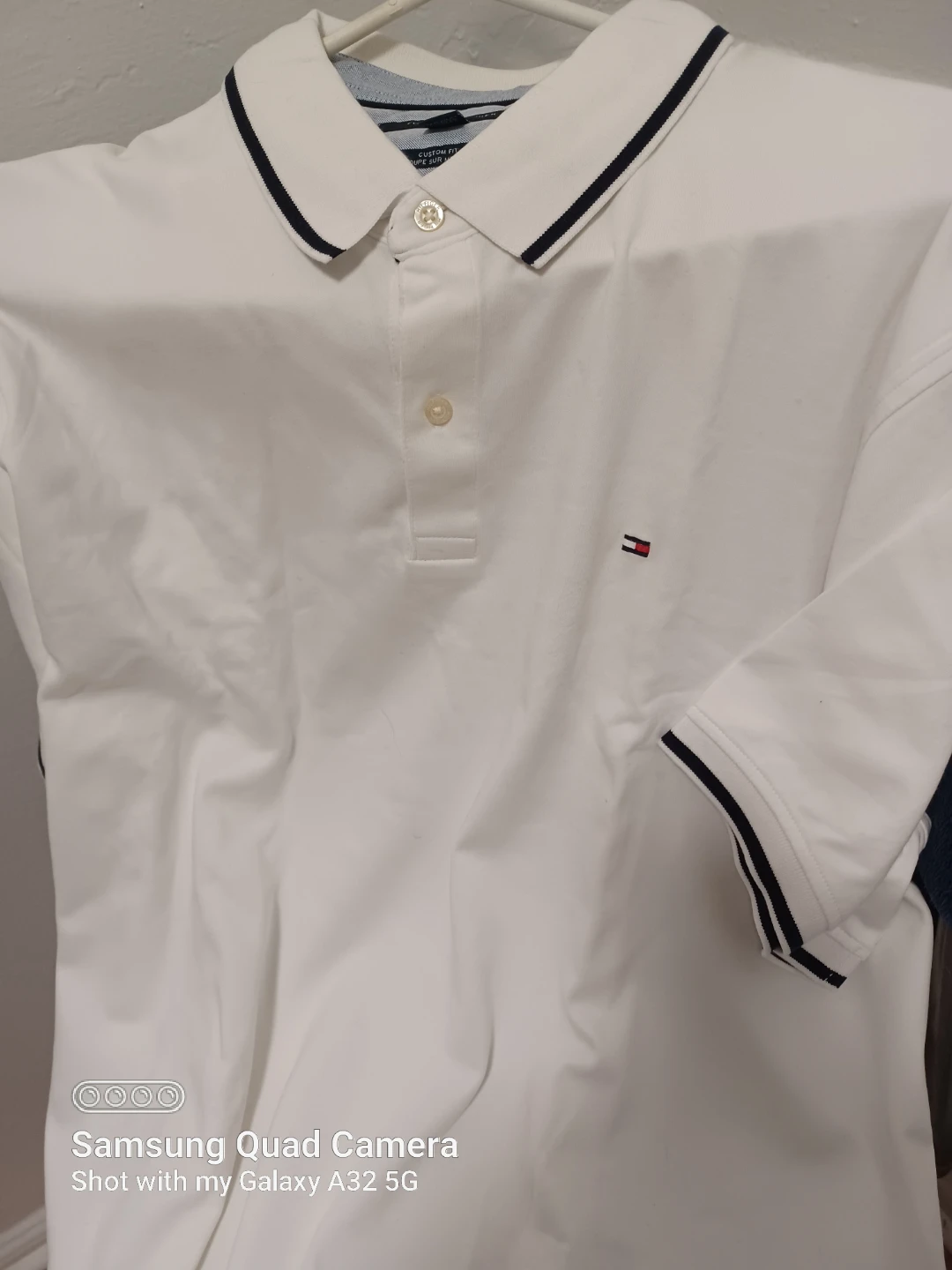 Tommy Hilfiger White Polo Shirt🥕
