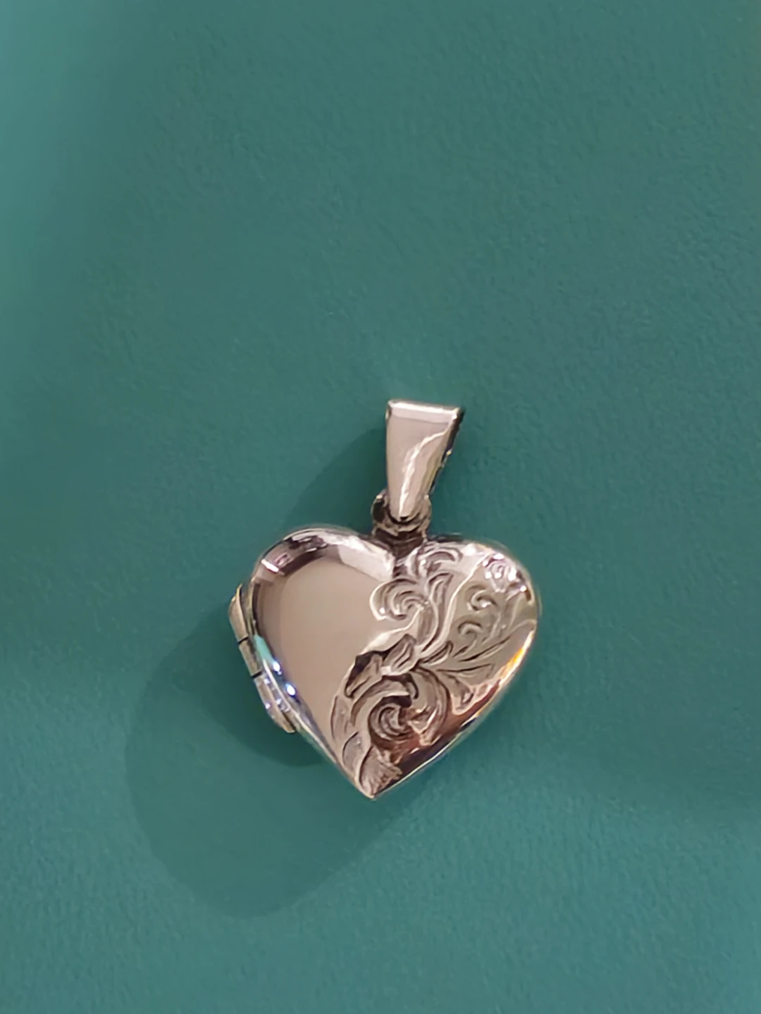Heart Locket Pendant 925 Sterling Silver - photo 2