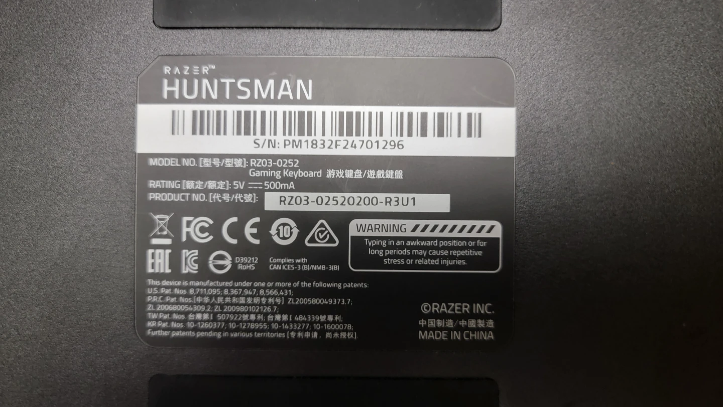 Razer Huntsman Full-Size Gaming Keyboard Like New - photo 4