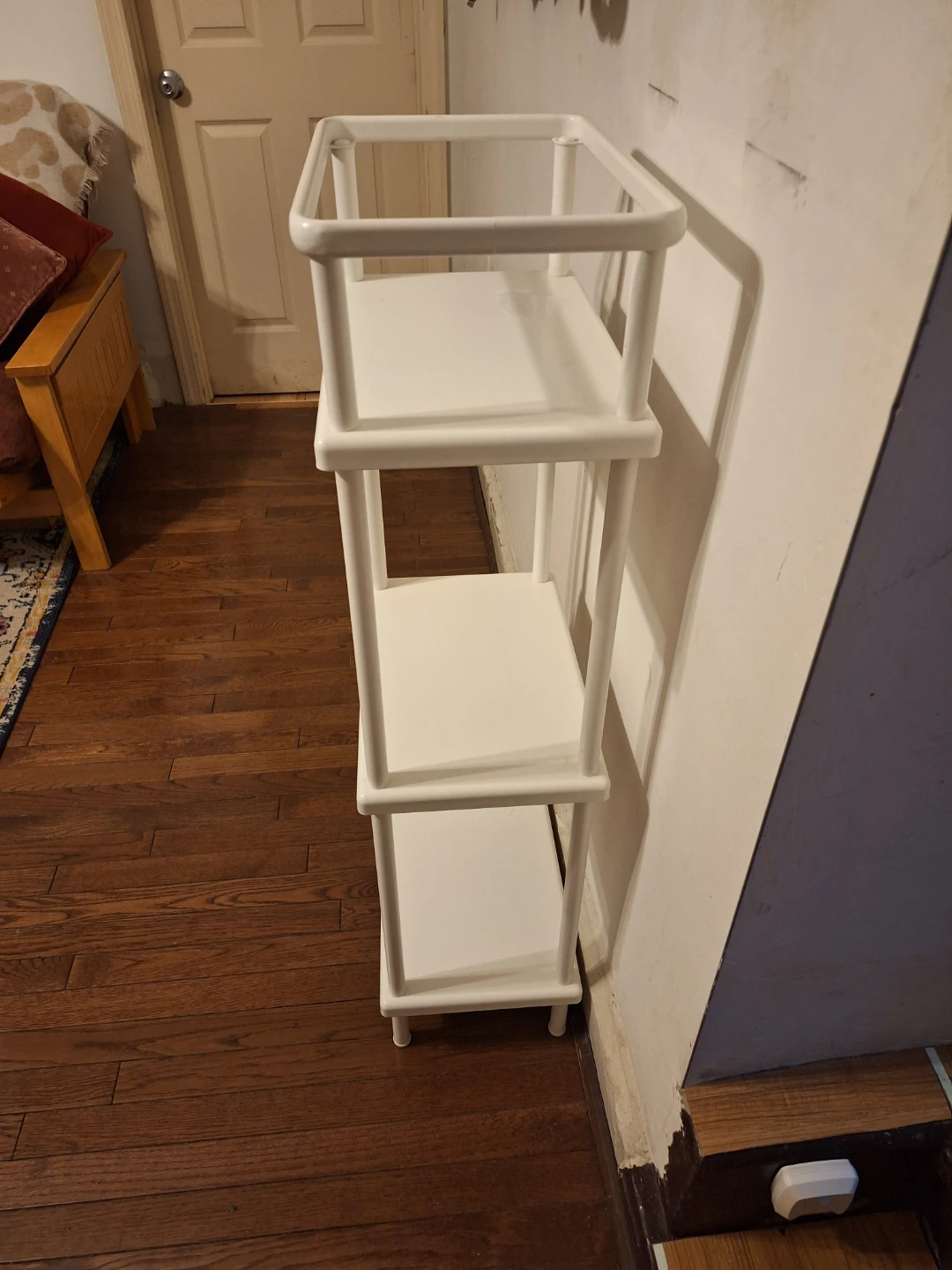 White 3-Tier Shelf - photo 2
