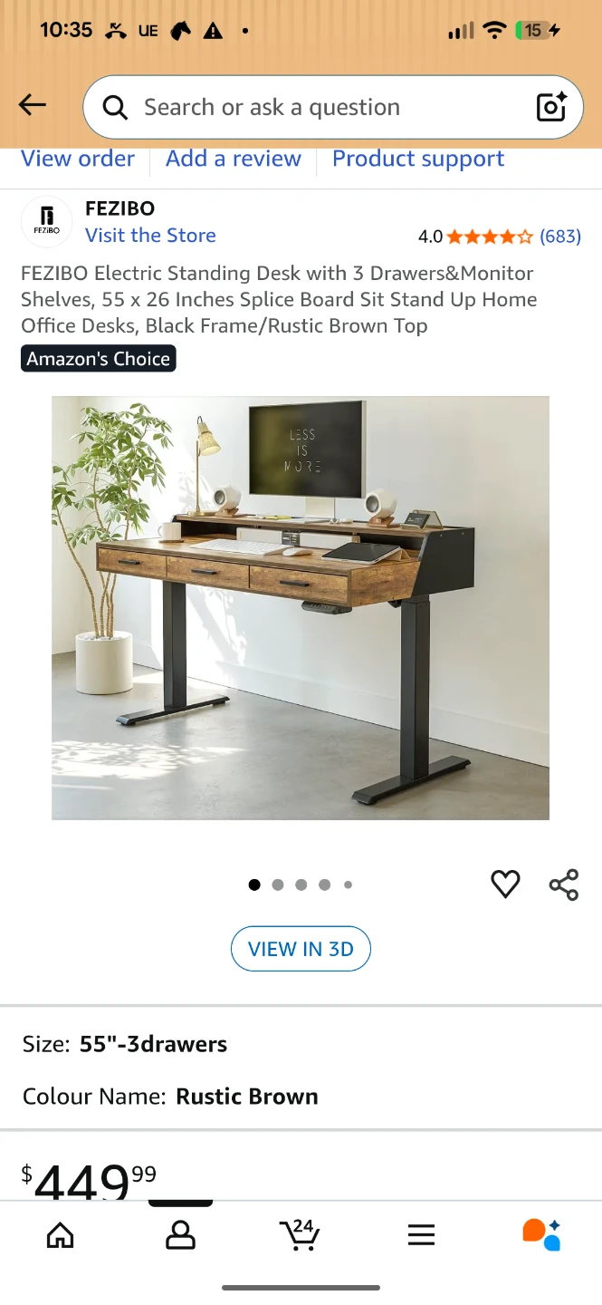 Two brand new desks in box Electric Standing Desk 55" - photo 3