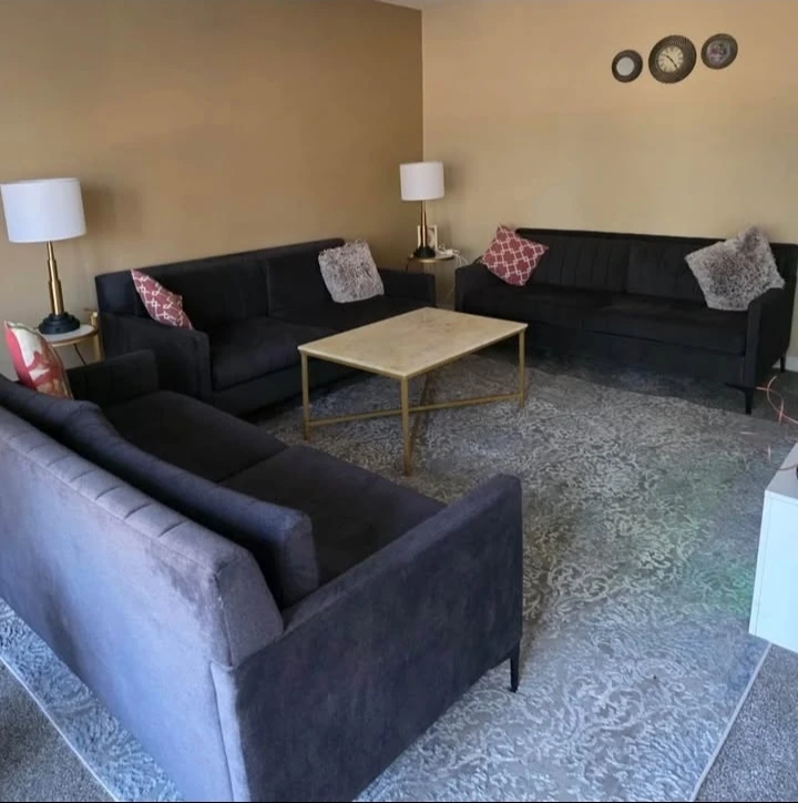 Three piece Sofa Set - Living Room Furniture