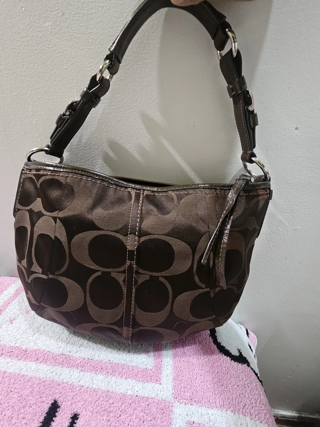 Coach Brown Signature Hobo Bag - photo 2