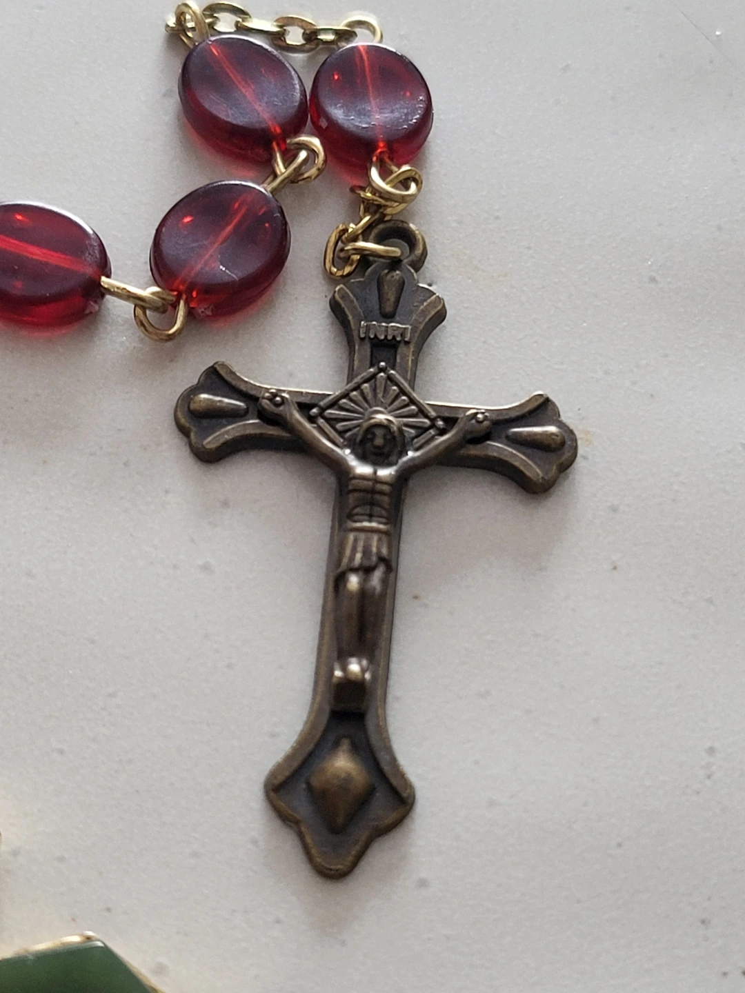 Assorted Cross Pendants & Rosary Set of 4 - photo 2
