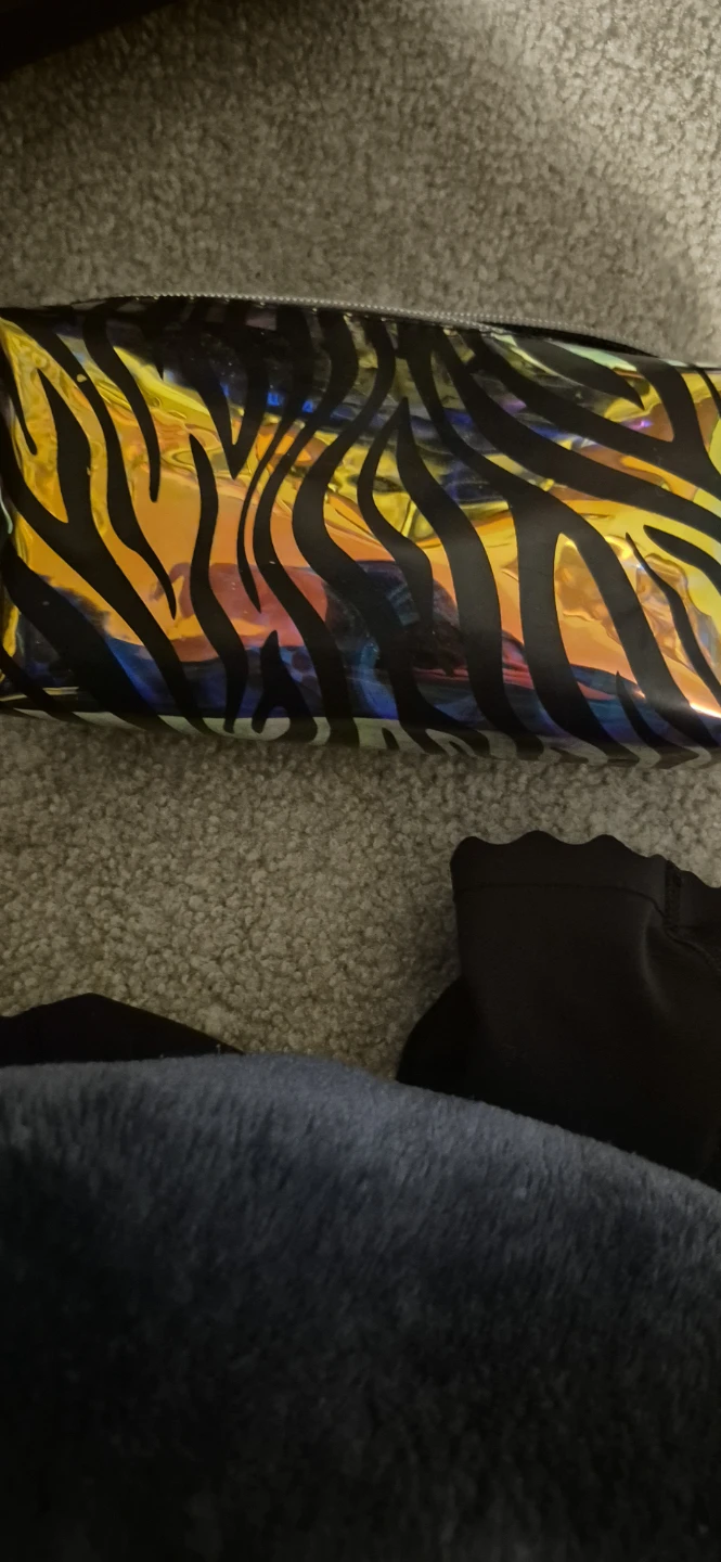 Zebra Striped Pencil Case