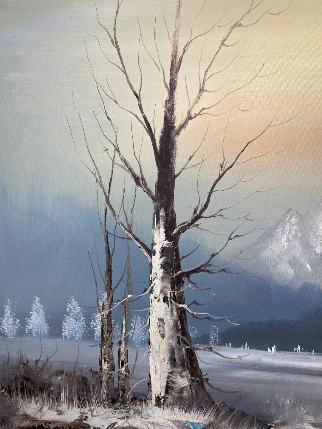 Winter Landscape Painting - photo 2