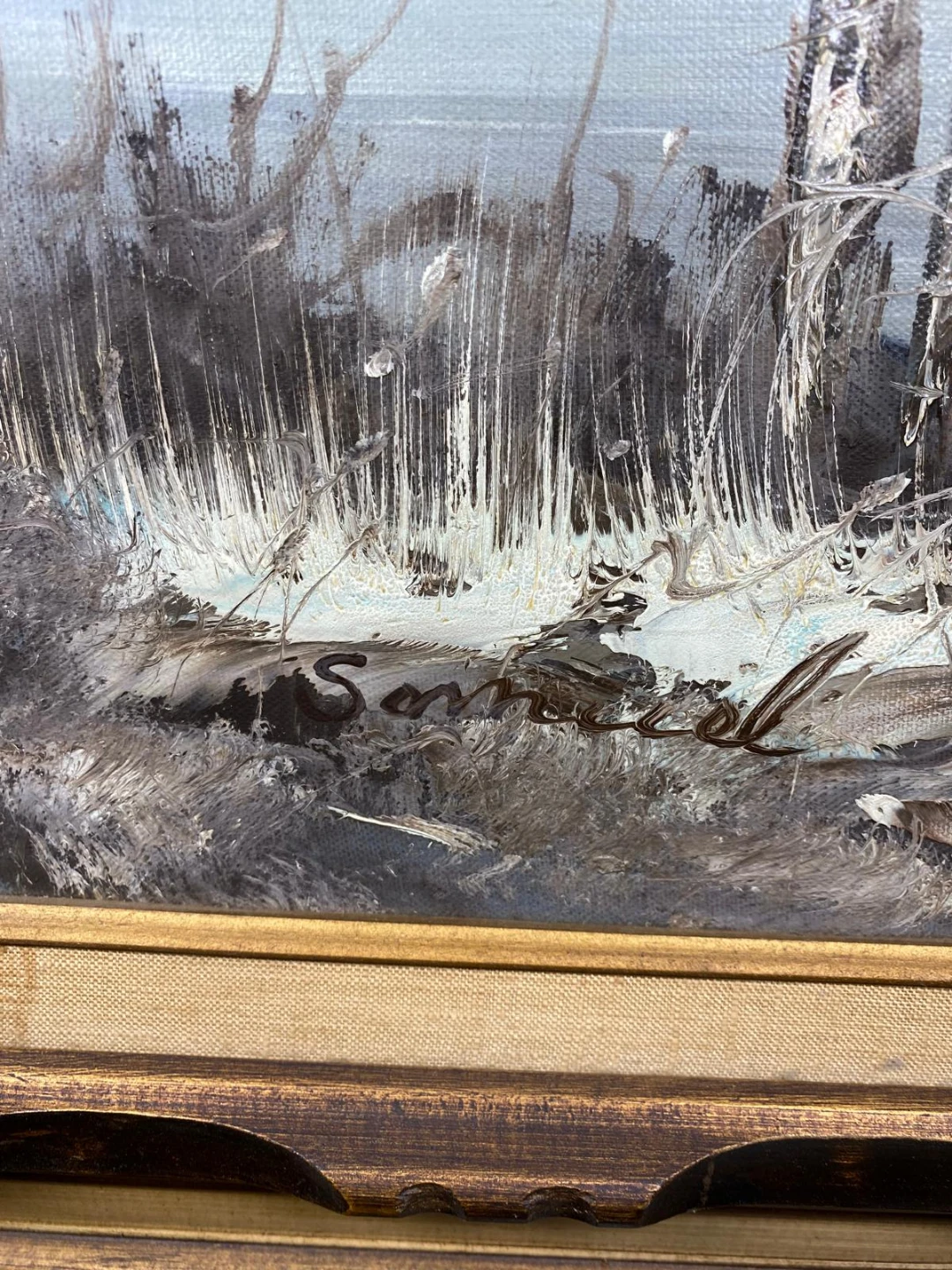 Winter Landscape Painting - photo 3