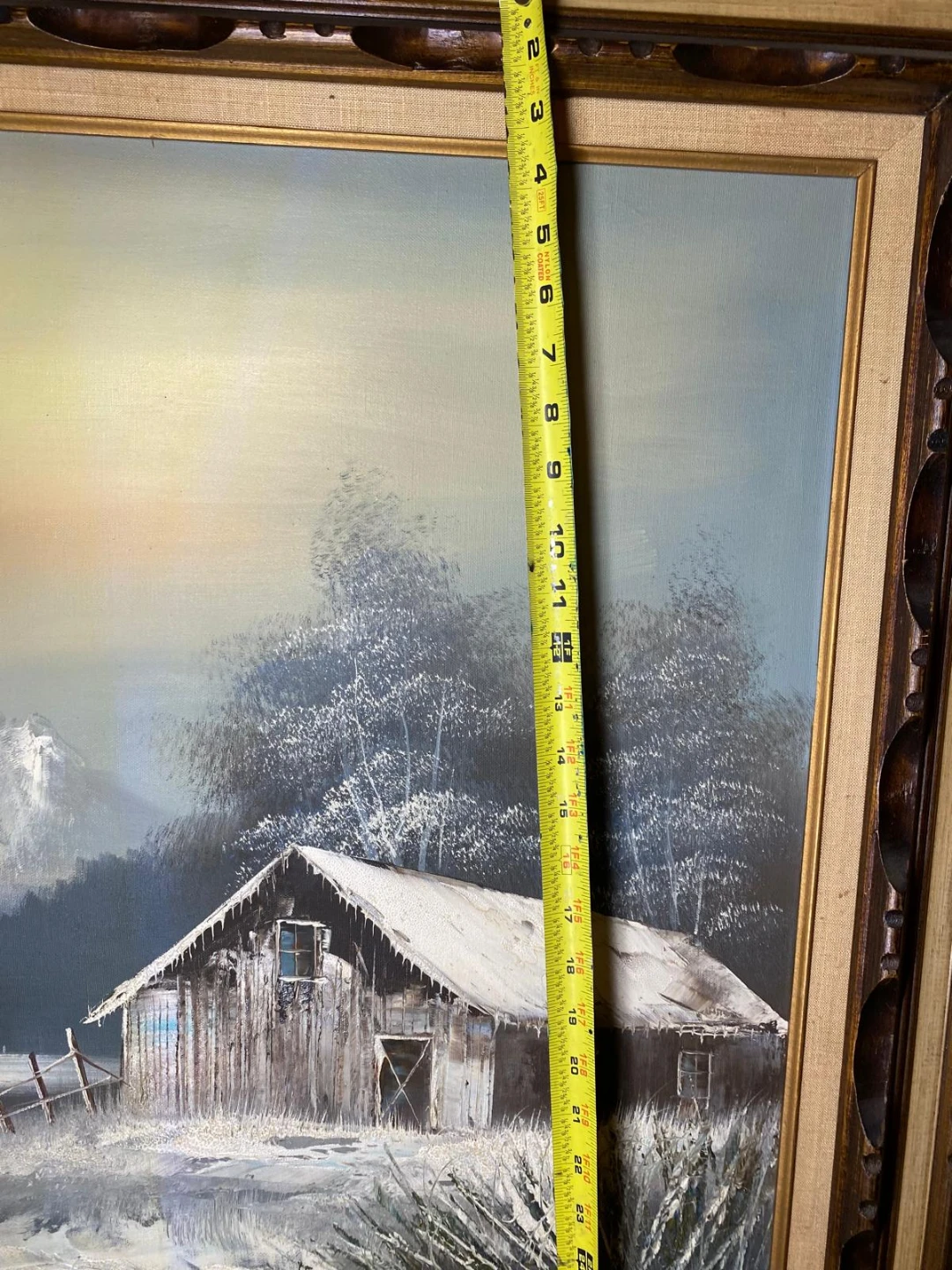 Winter Landscape Painting - photo 4
