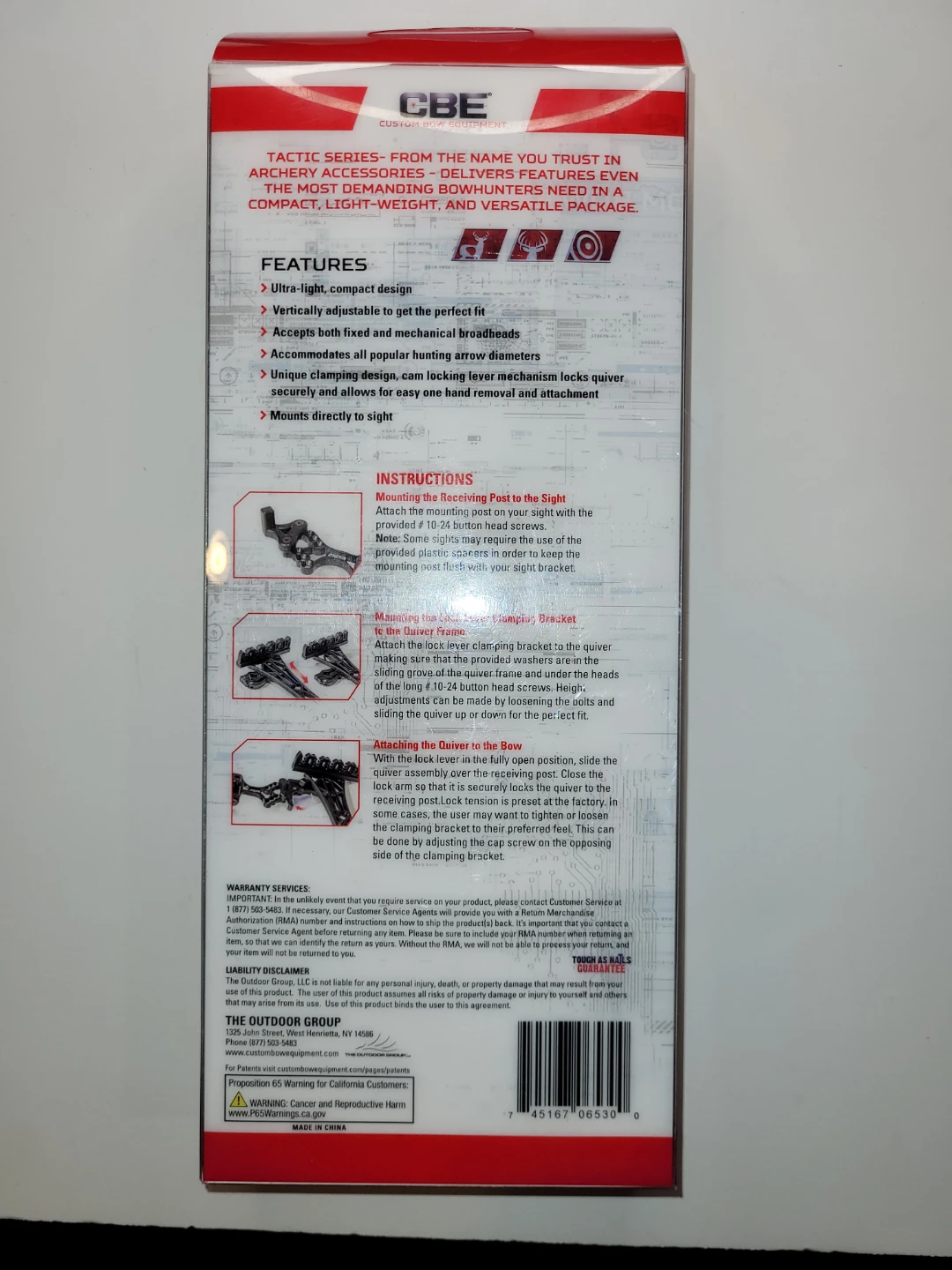 CBE Tactic 5 Hunting Quiver - New in Box! - photo 2