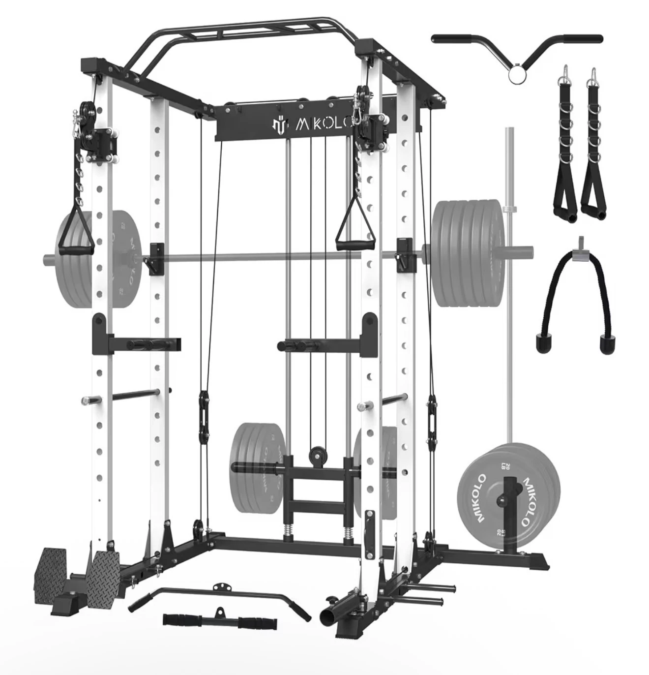 MIKOLO Power Cage with Lat Pulldown - photo 2