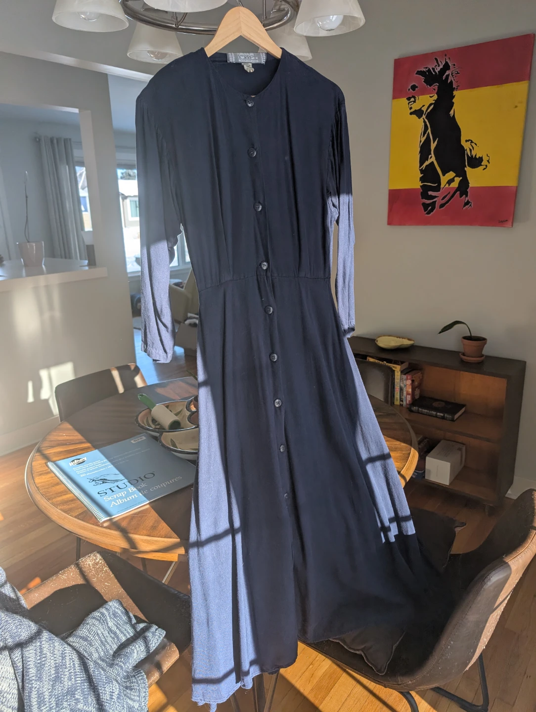 Vintage Navy Dress - photo 5