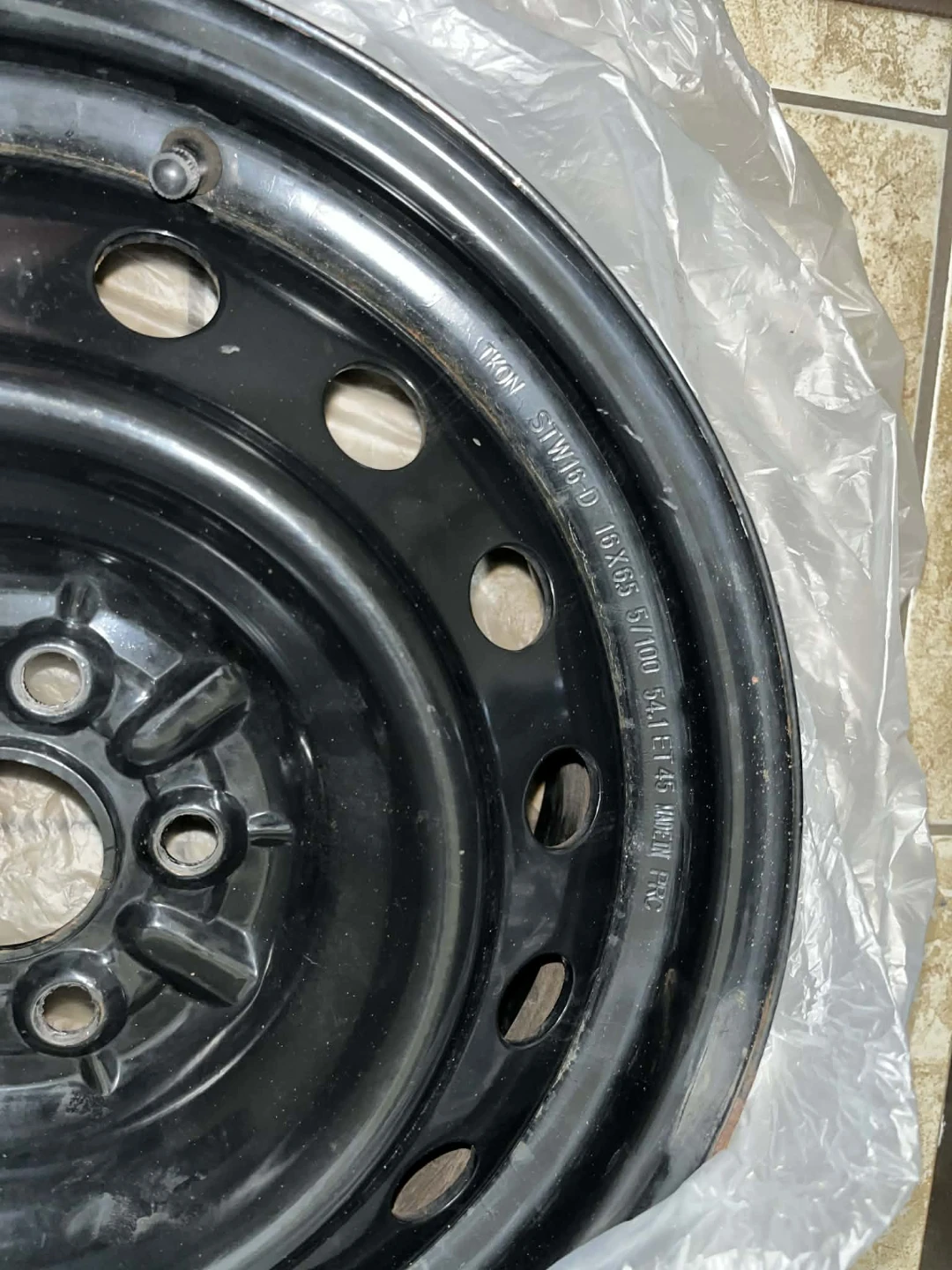 Steel Wheel Rim STW16-D 16X6.5 5/100 - photo 2