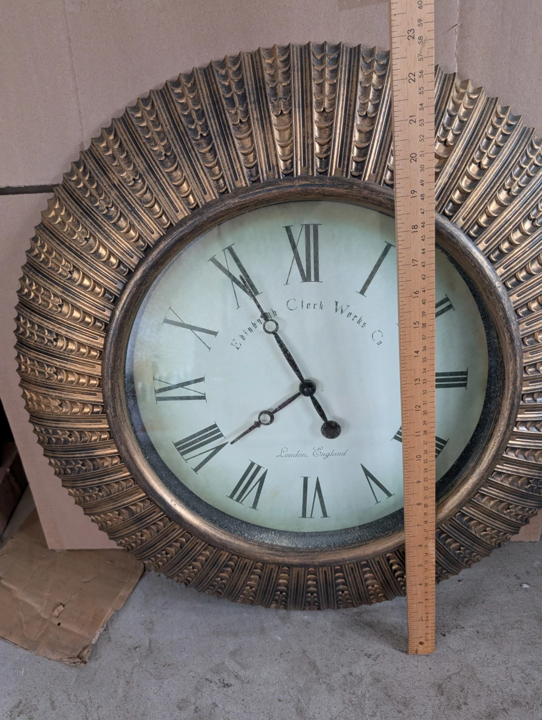 Edinburgh Clock Works Co. Wall Clock 🧡 - photo 2