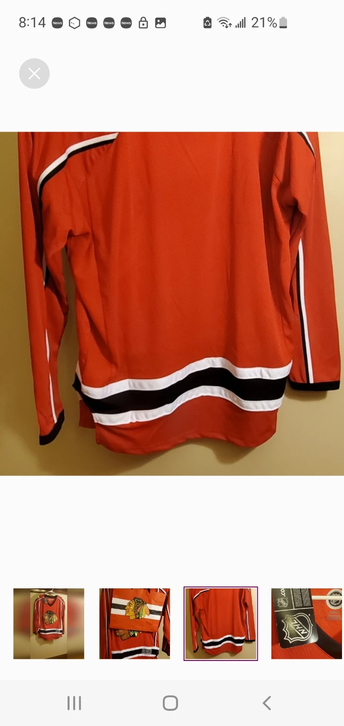NWT Chicago Blackhawks Jersey - Size S - photo 3