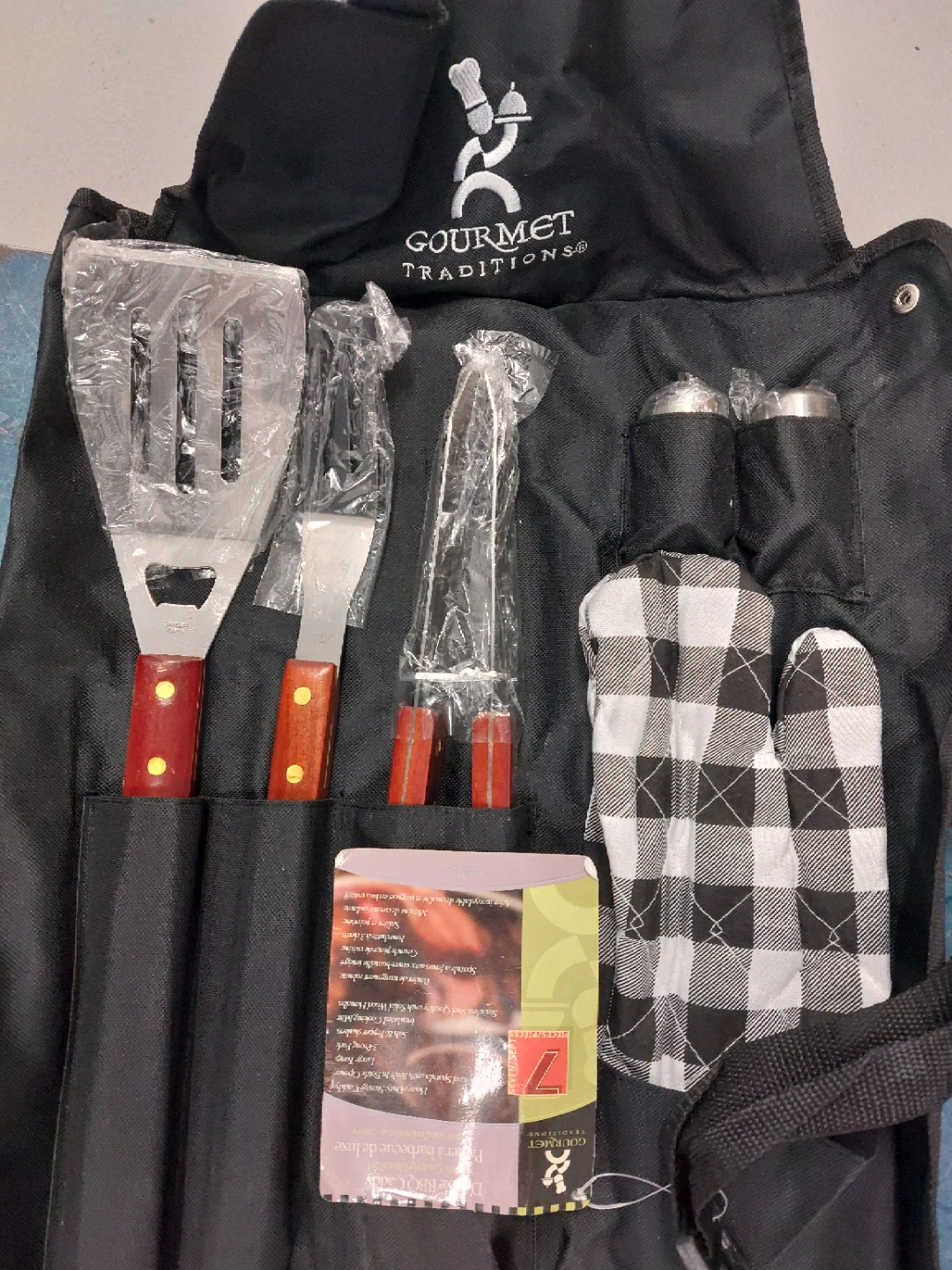 Gourmet Traditions Deluxe BBQ Caddy Set - New - photo 2