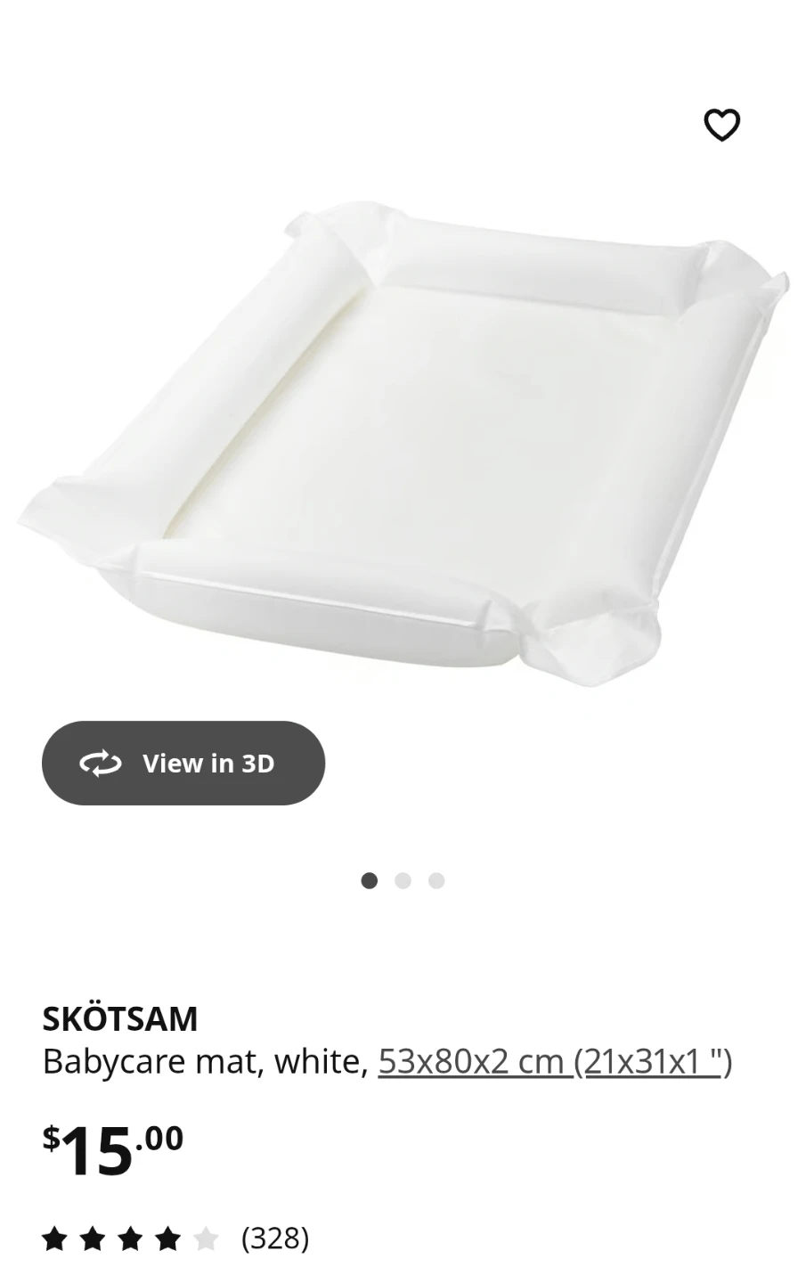 IKEA Gulliver Changing Table & Babycare Mat - photo 2