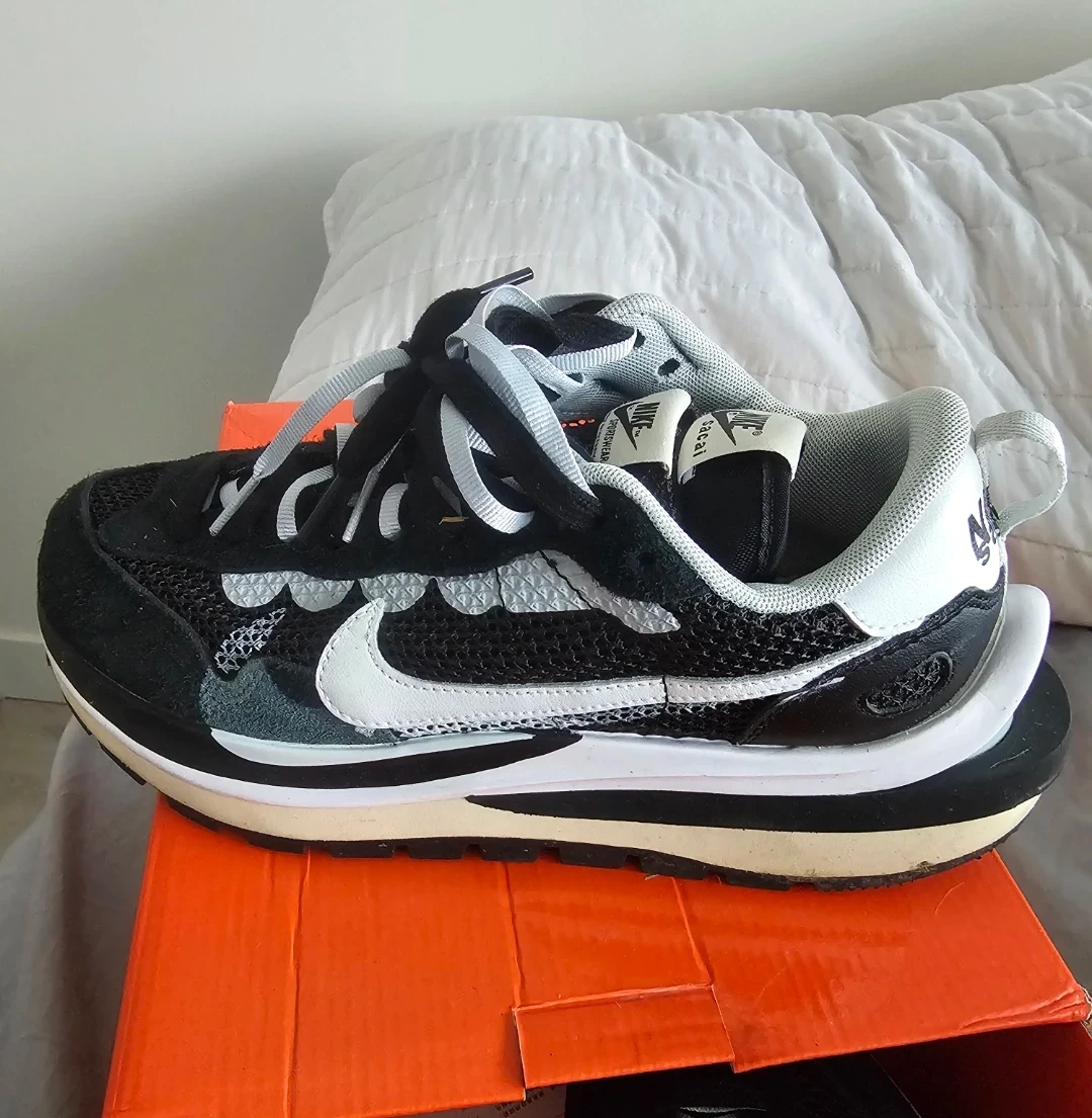 Nike Vaporwaffle Sacai Black/Summit White, US 8