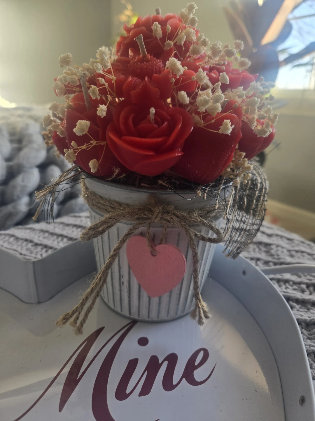 Candles flower bouquet 💐