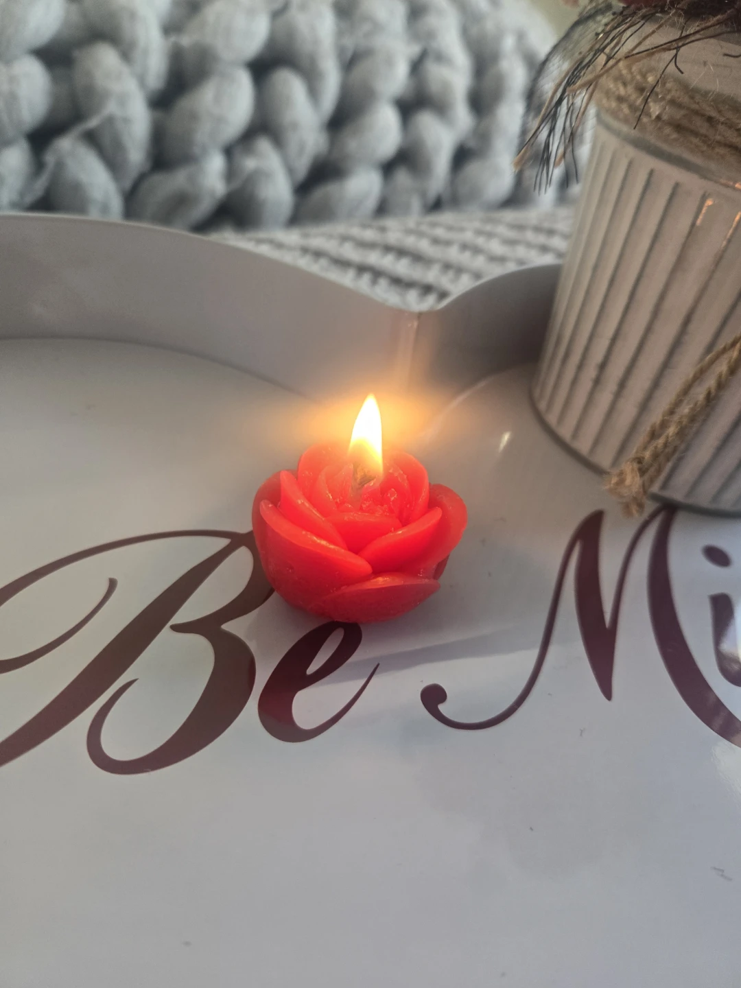 Candles flower bouquet 💐 - photo 2