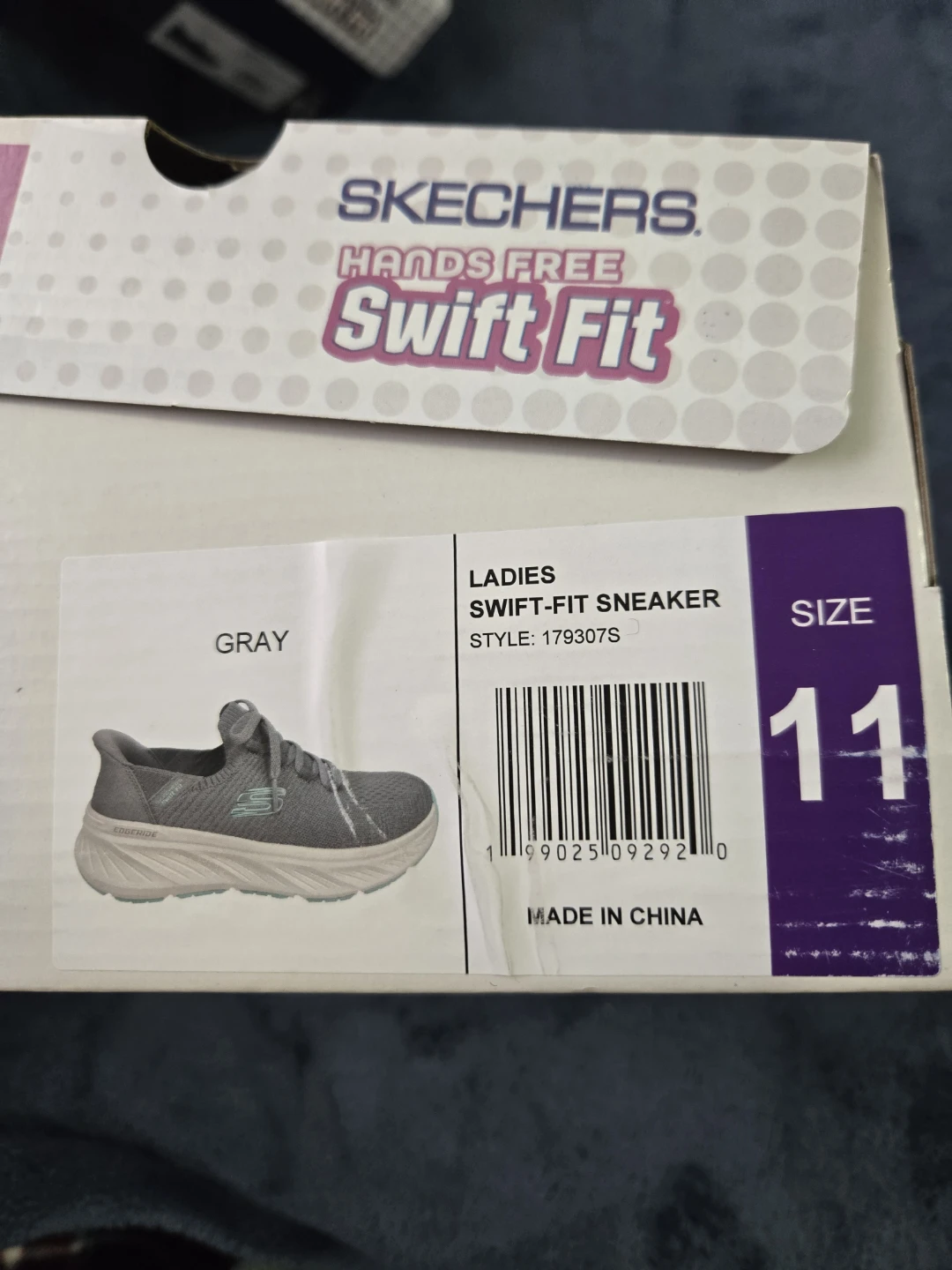 Skechers Ladies Swift Fit Sneaker - Gray - Size 11 - photo 2