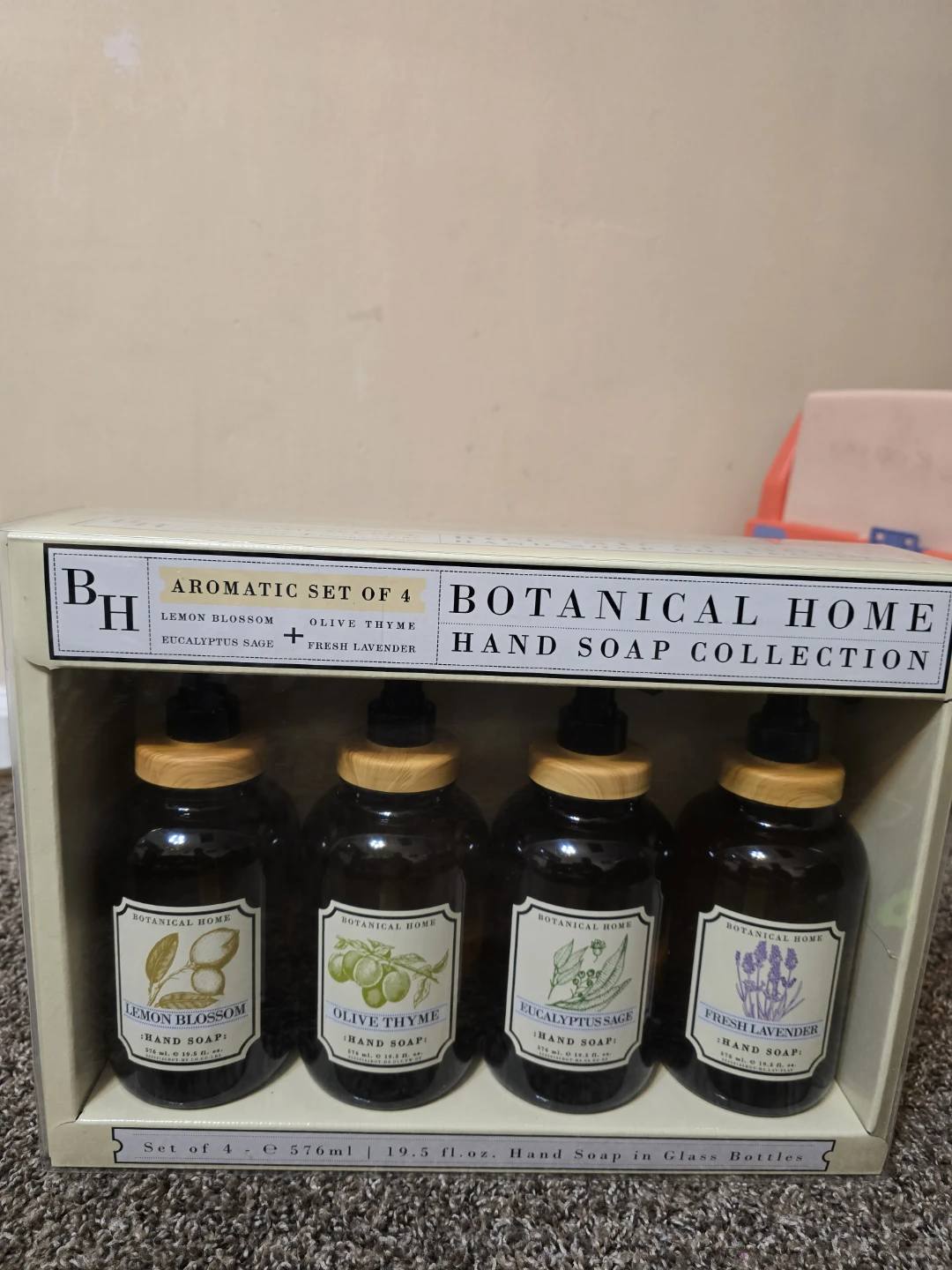 Botanical Home Hand Soap Collection Set of 4