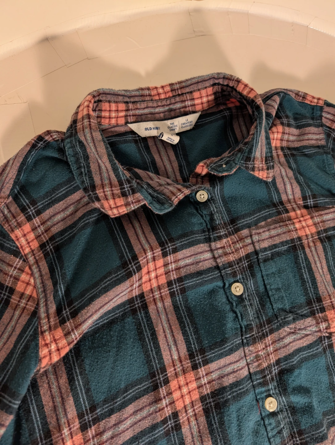 Plaid Long Sleeve Shirt | Old Navy - S: L/G
