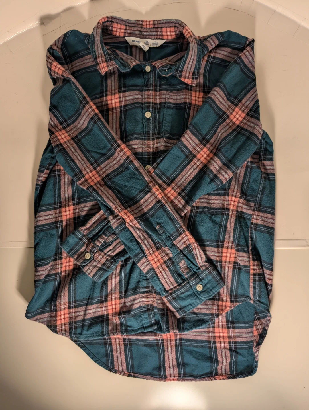 Plaid Long Sleeve Shirt | Old Navy - S: L/G - photo 4