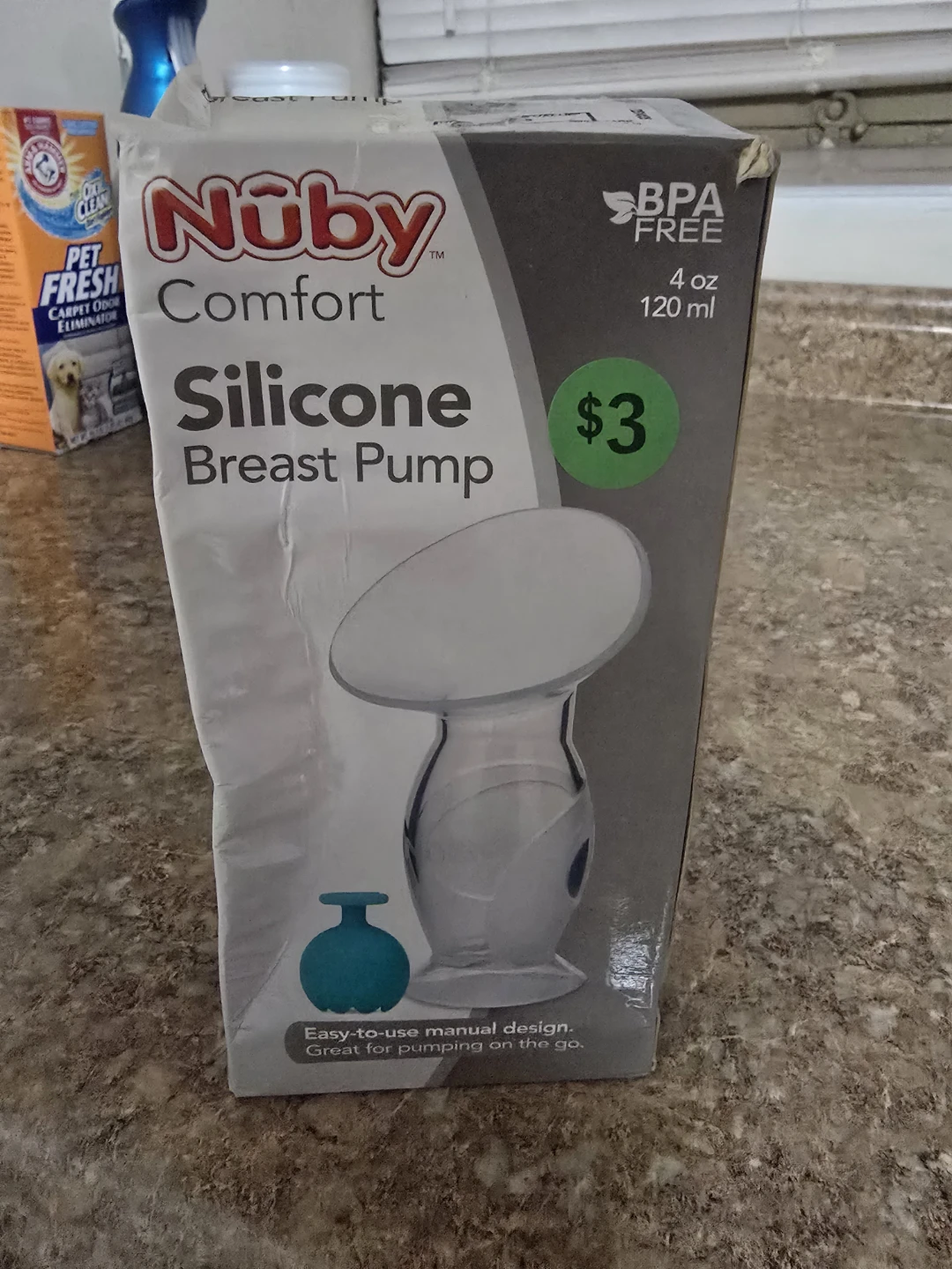 Nuby Comfort Silicone Breast Pump